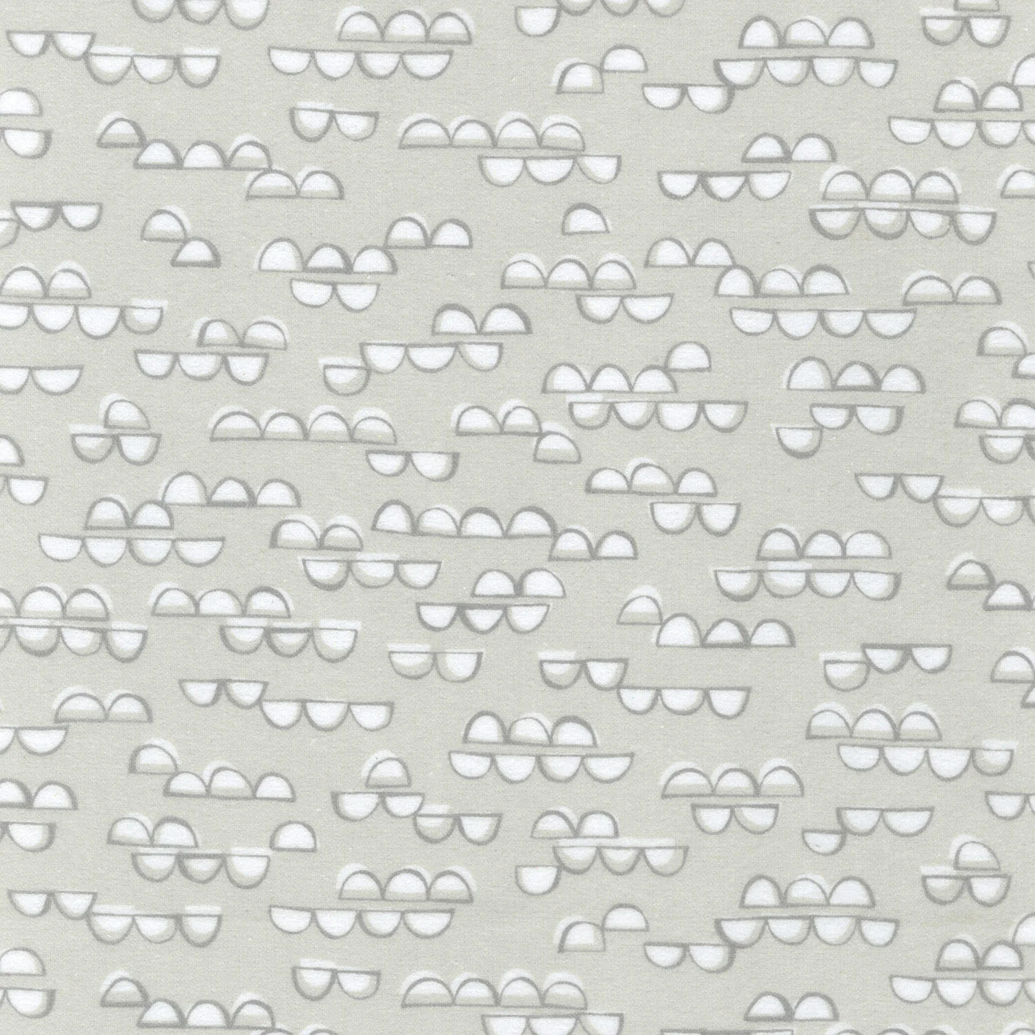 Cozy Cotton Flannel Over the Moon - Clouds Dove Yardage