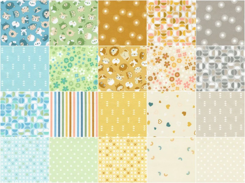 Cozy Cotton Flannels Muted Colorstory Fat Quarter Bundle - Image 3