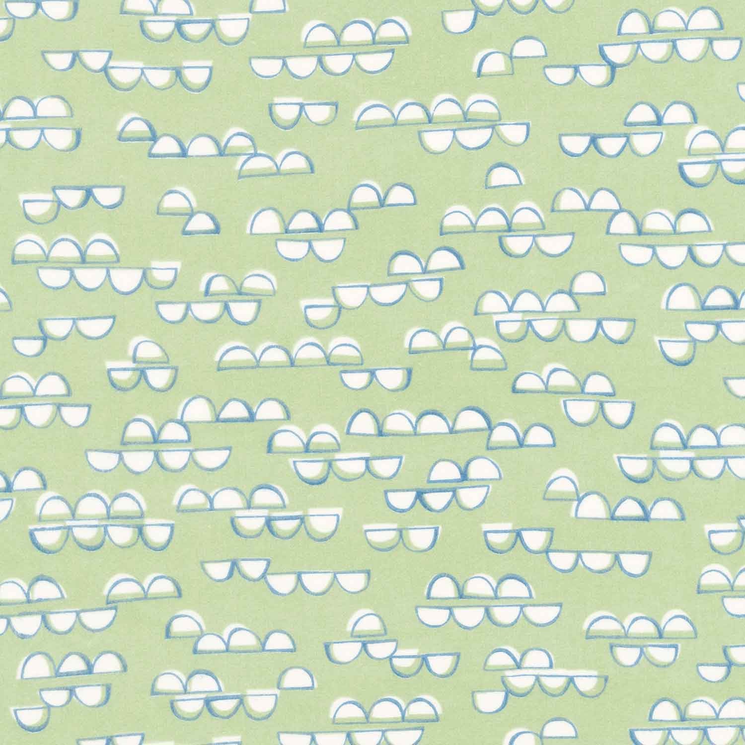 Cozy Cotton Flannels - Over the Moon Full Collection Half Circles Meadow Yardage