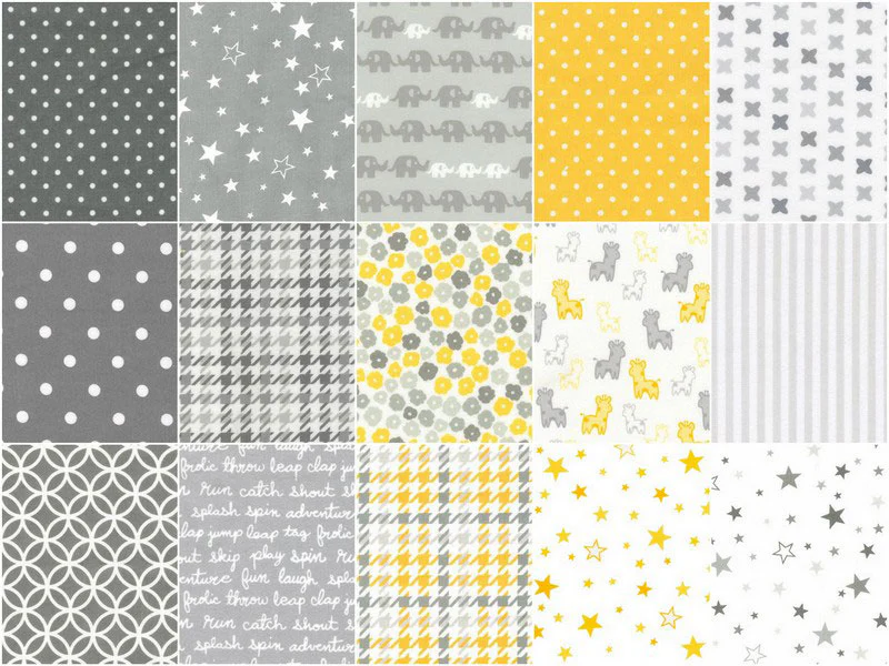 Cozy Cotton Flannels - Sunny Day Colorstory Ten Squares - Image 3