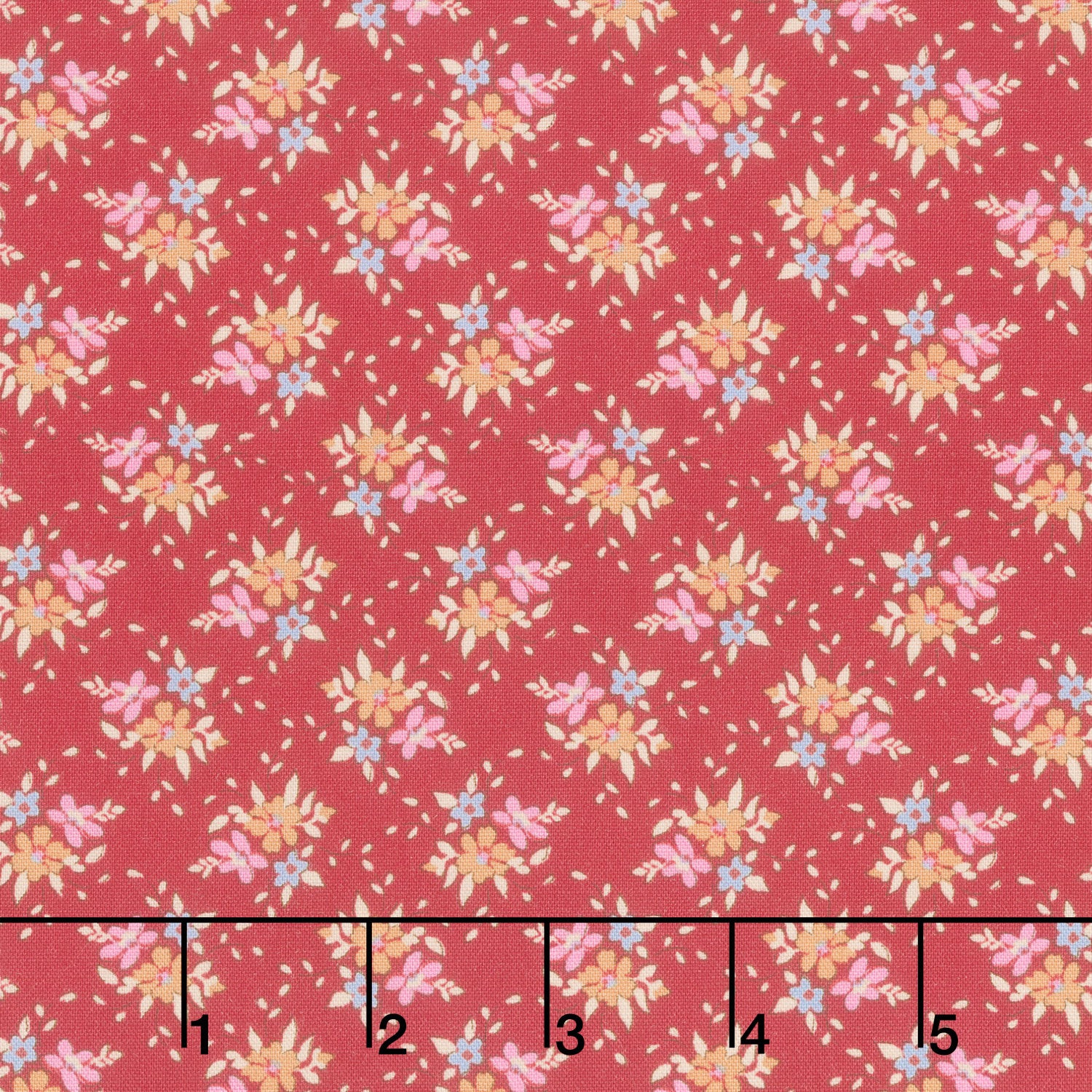 Creating Memories - Winter Frida Red Yardage