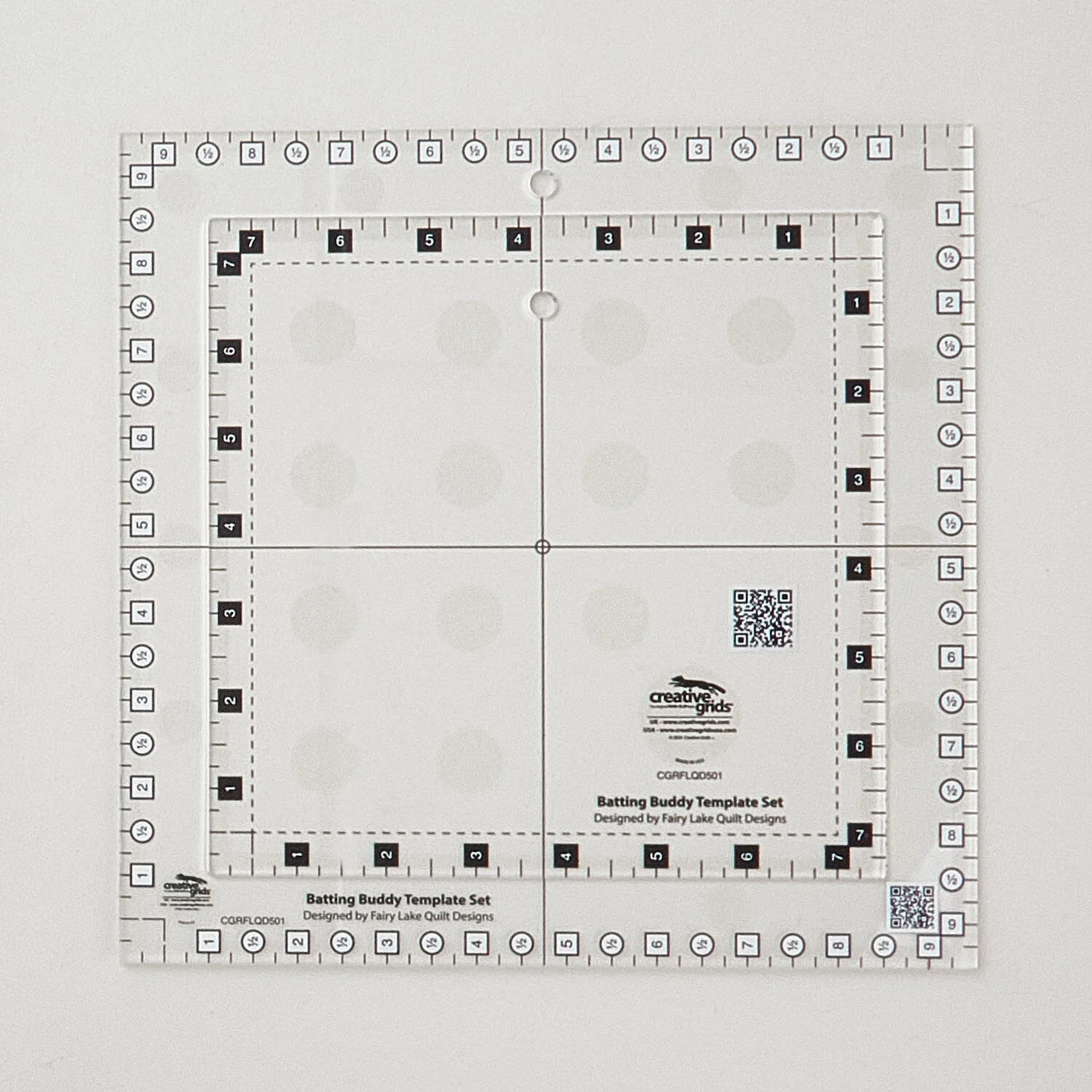 Creative Grids Batting Buddy Template Set