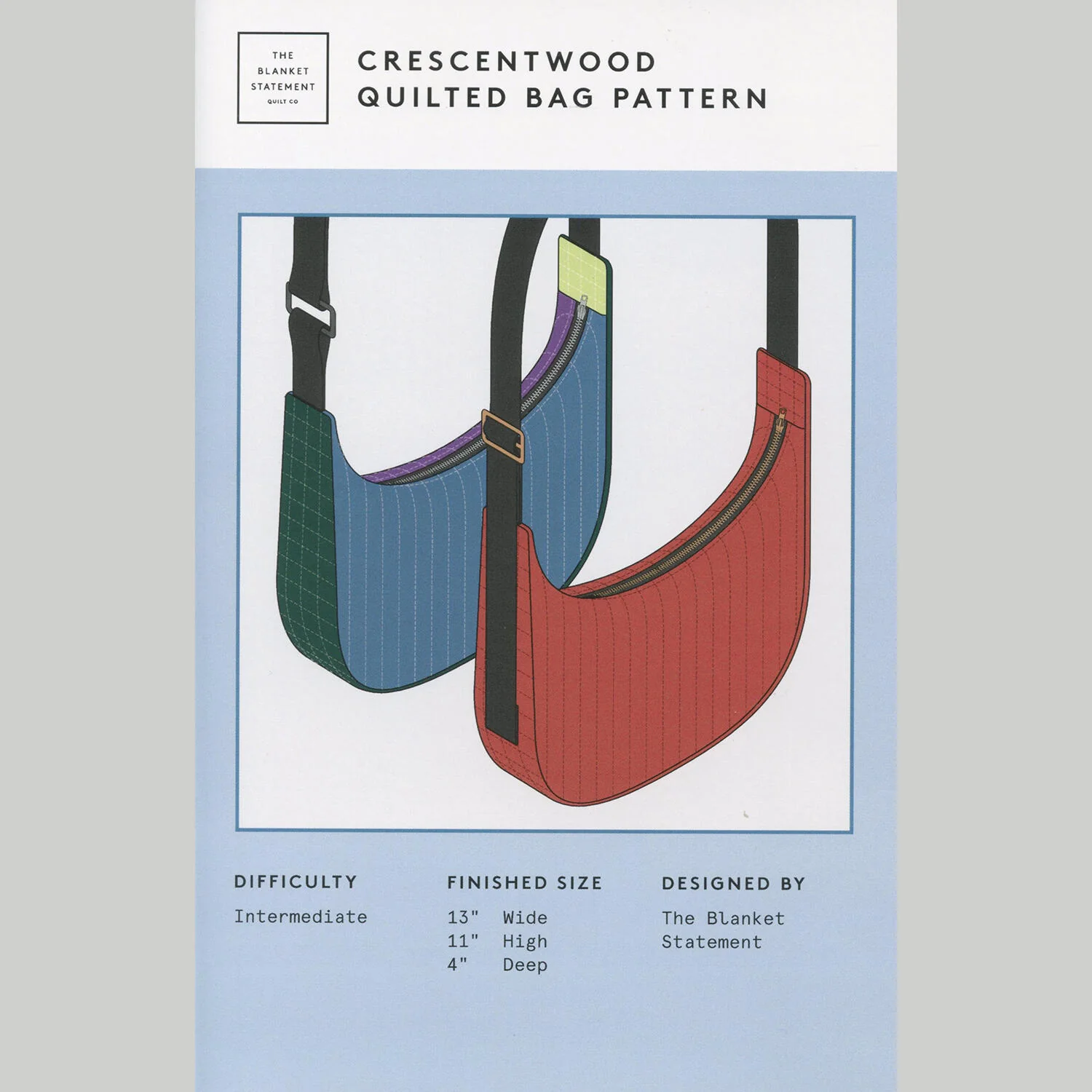 Crescentwood Quilted Bag Pattern **Duplicate Sku of PAT6311 - Do Not Use**