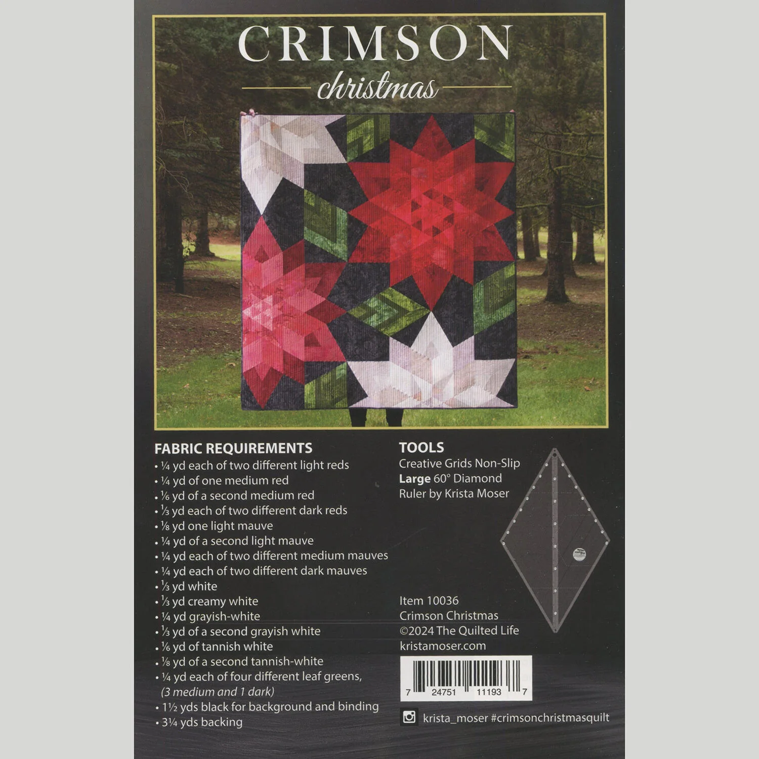 Crimson Christmas Quilt Pattern - Image 2