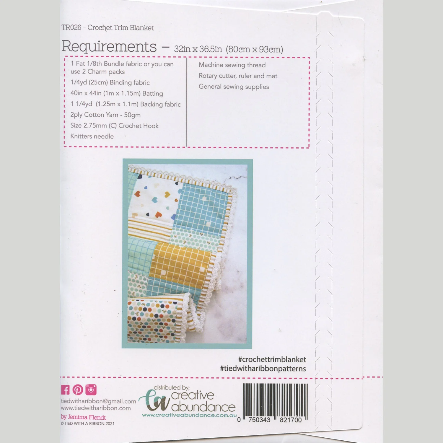 Crochet Trim Blanket Pattern - Image 2