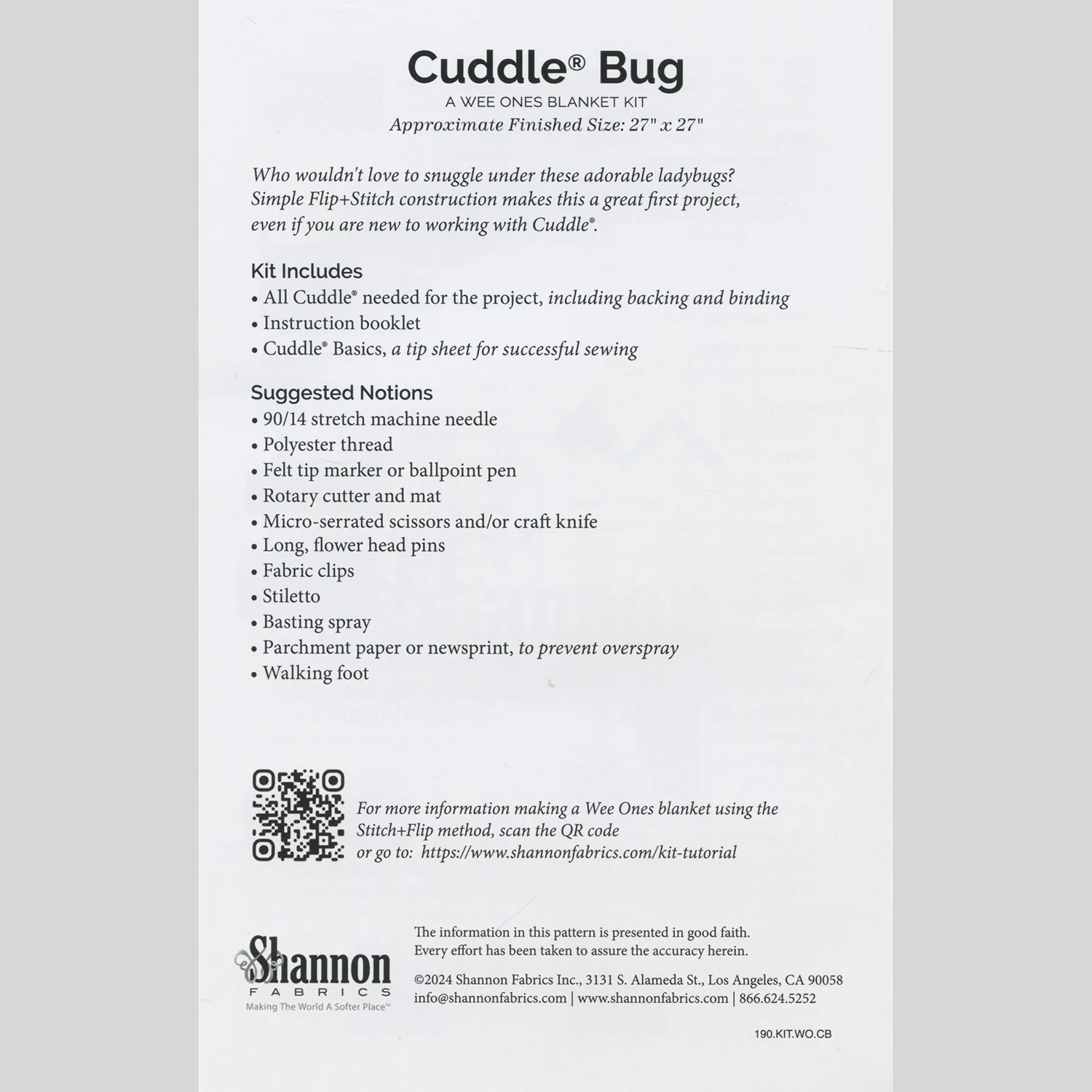 Cuddle Kit - Wee One Cuddle Bug - Image 5