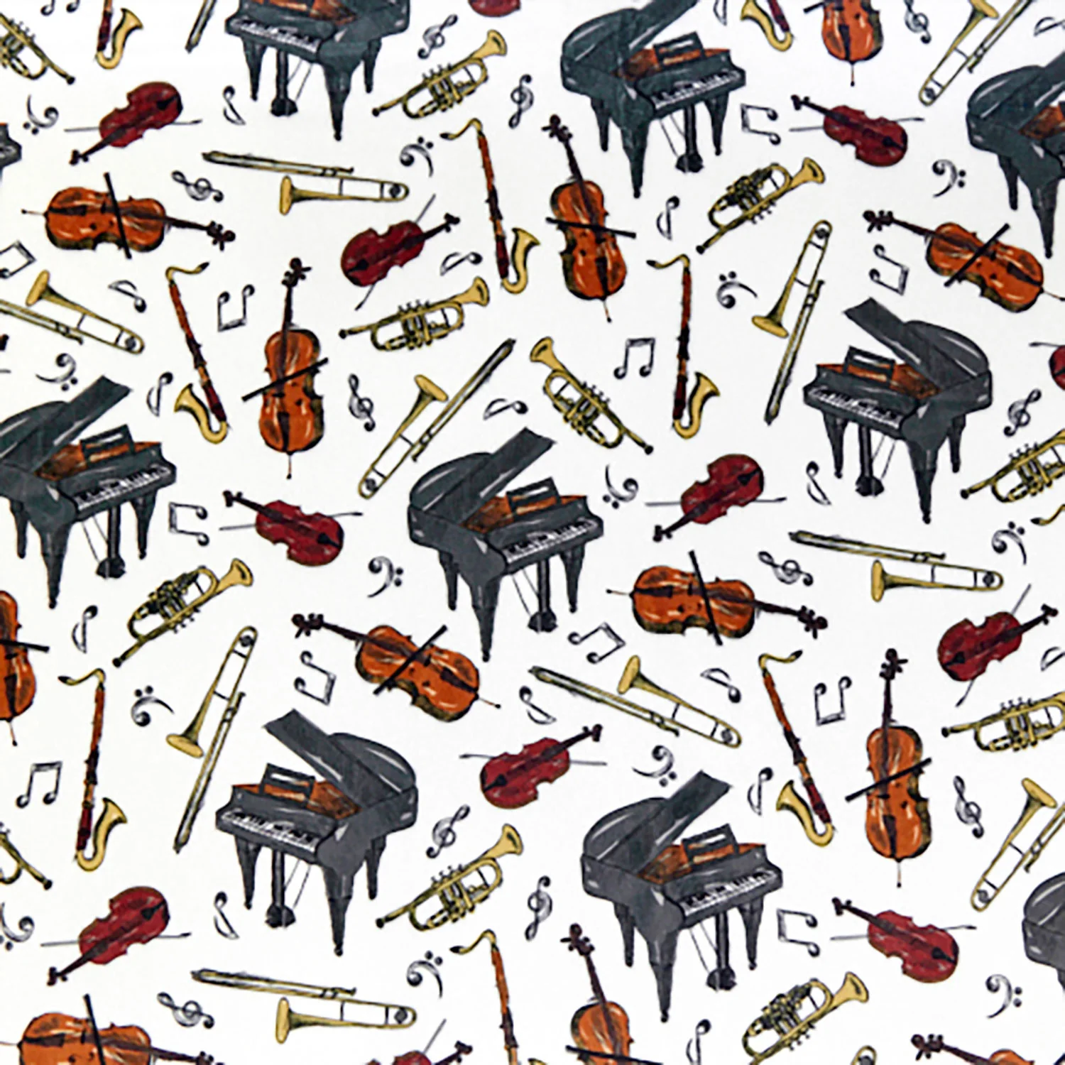Cuddle® Prints - Music In The Air Woodland Digitally Printed Yardage