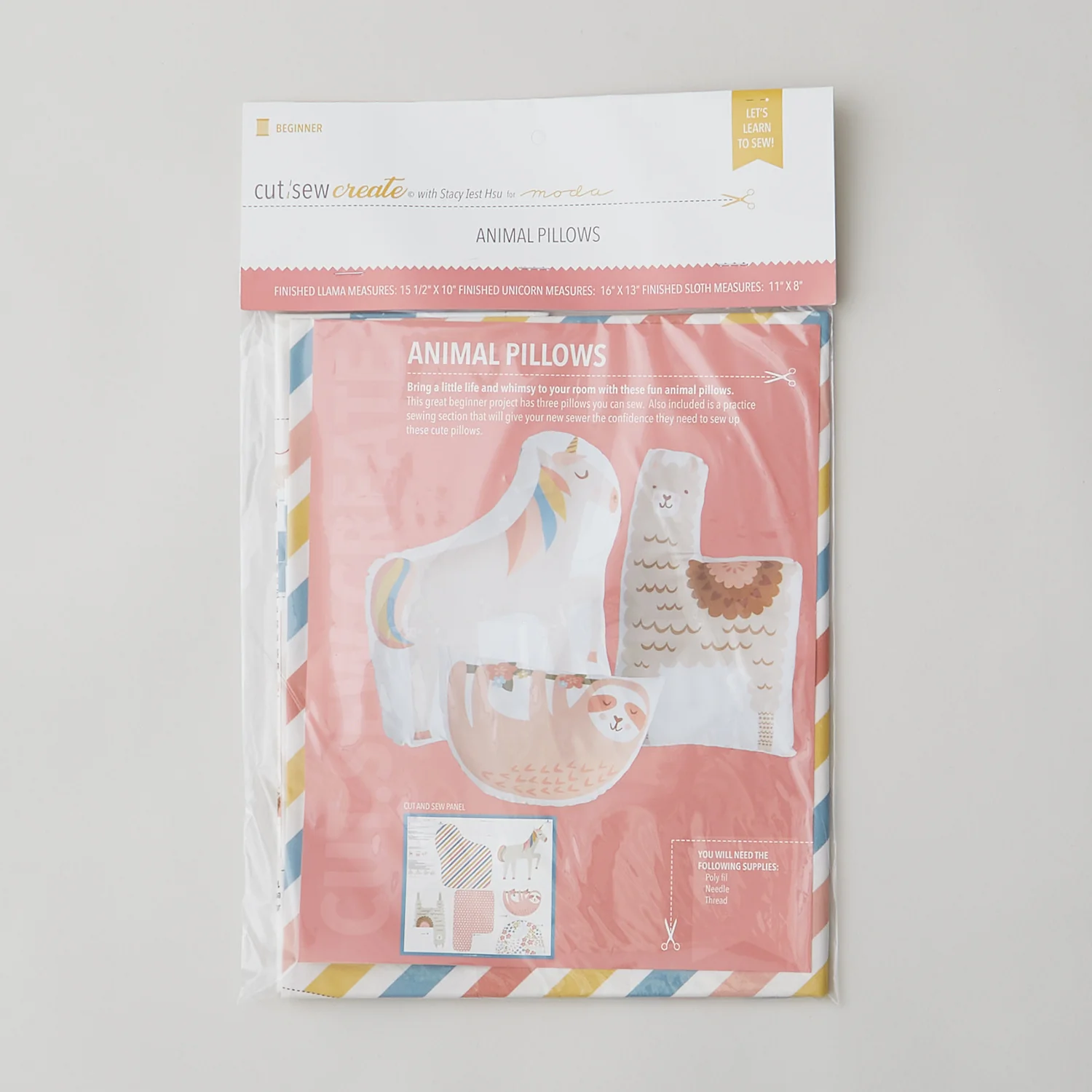 Cut Sew Create Part Two - Animal Plushies Kit - Image 3