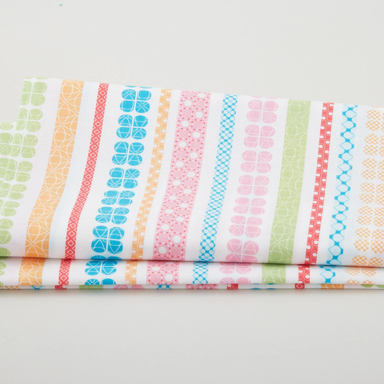 Daisy Up - Daisy Up Stripe Pink/Multi 2 Yard Cut