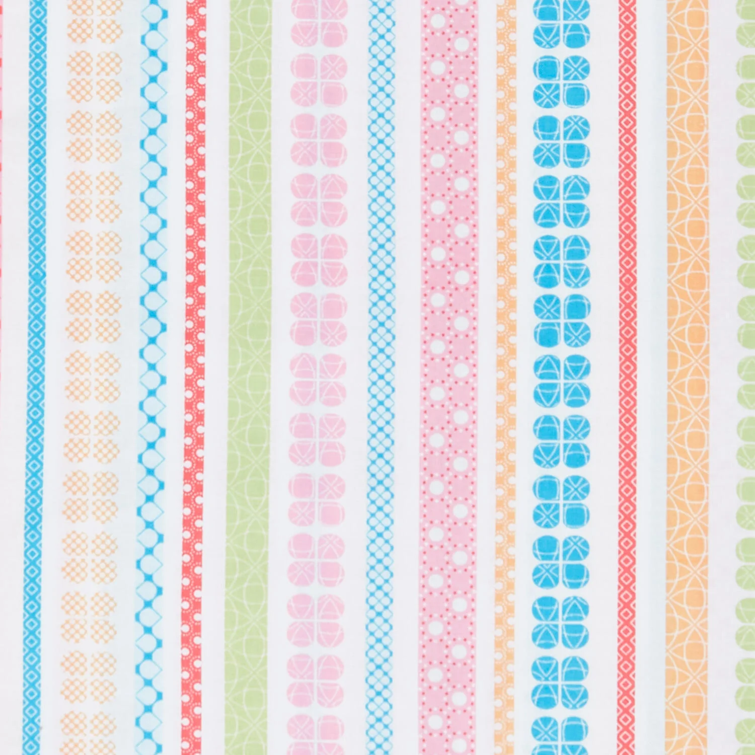 Daisy Up - Daisy Up Stripe Pink/Multi 2 Yard Cut - Image 2