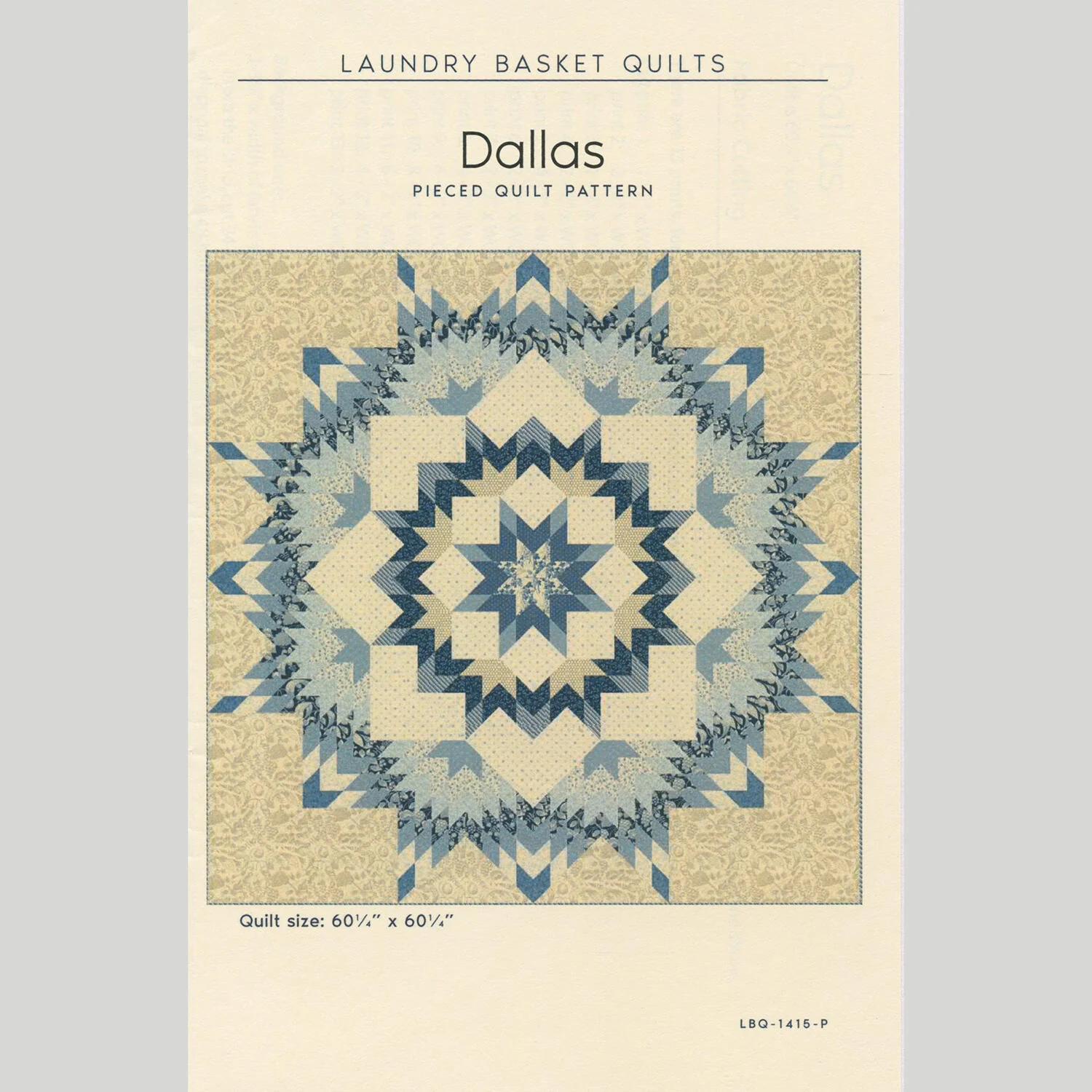 Dallas Quilt Pattern
