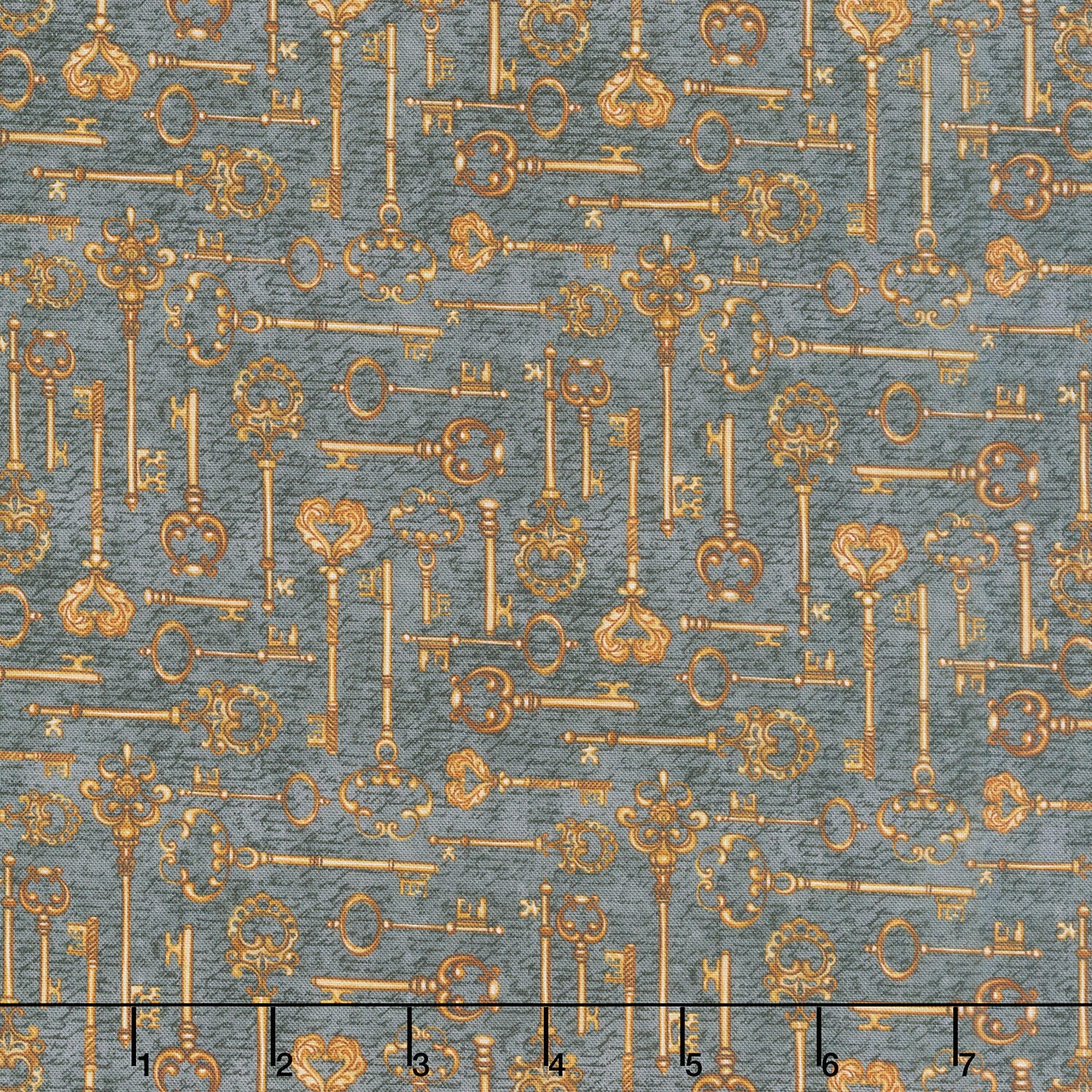 Dark Academia - Keys Black Yardage