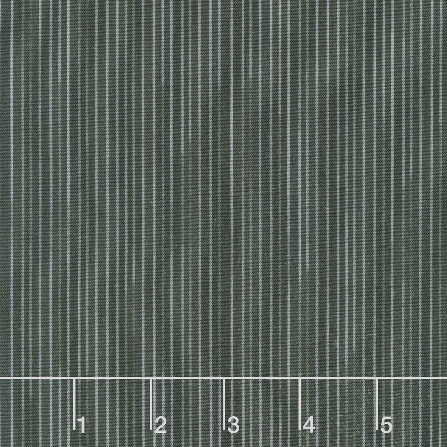 Dark Academia - Stripes Black Yardage