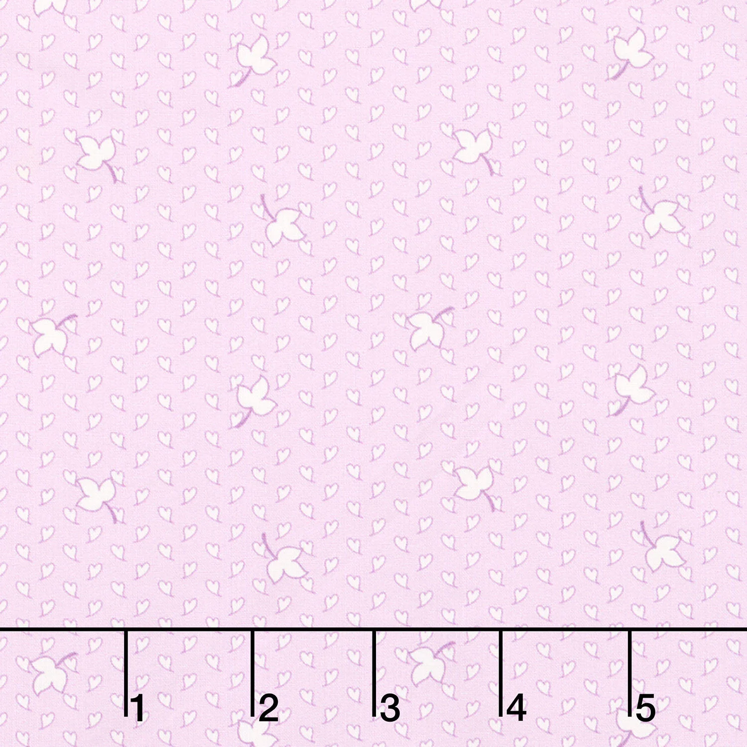 Darlene's Favorites - Hearts And Leaves Lavender Yardage