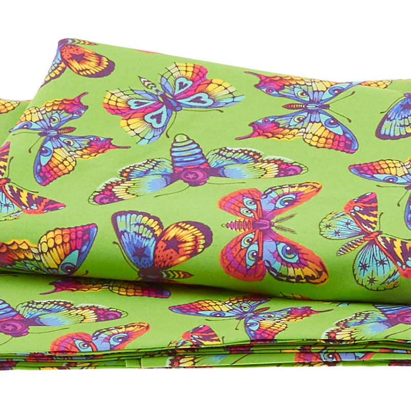 Daydreamer - Butterfly Kisses Avocado 2 Yard Cut