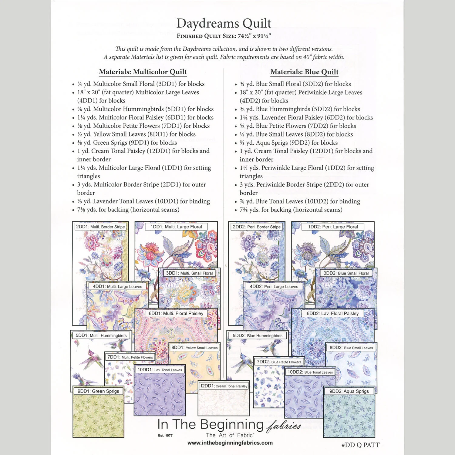 Daydreams Quilt Pattern - Image 2