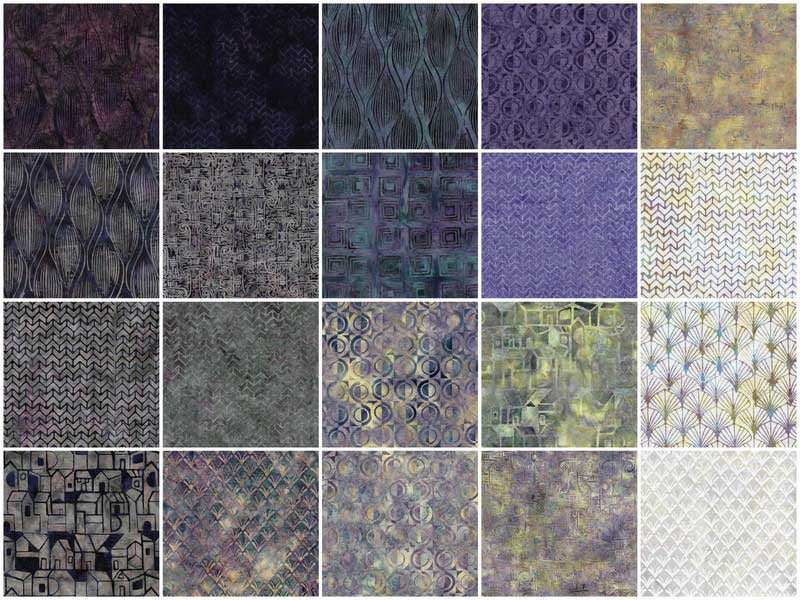 Deco Revival Batiks Favorites Fat Quarter Bundle - Image 3