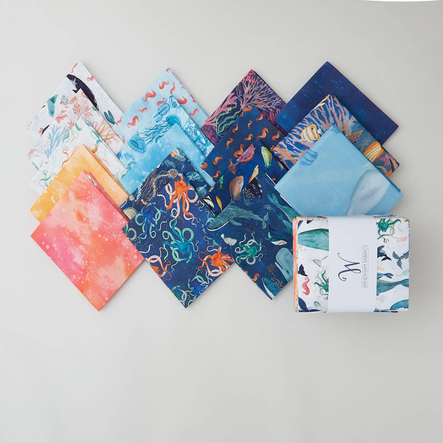 Deep Blue Fat Quarter Bundle