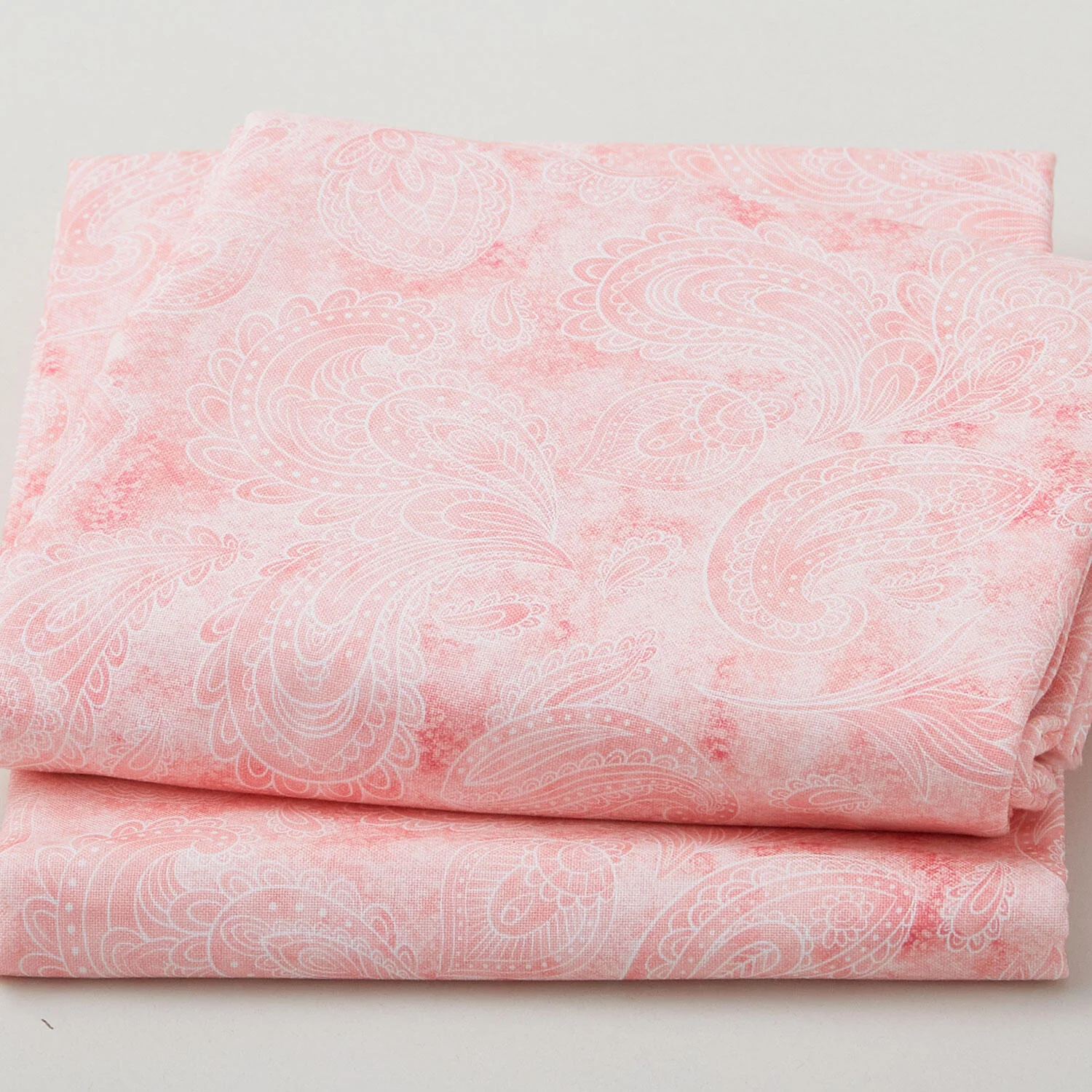 Delicate Paisley - Light Pink 2 Yard Cut