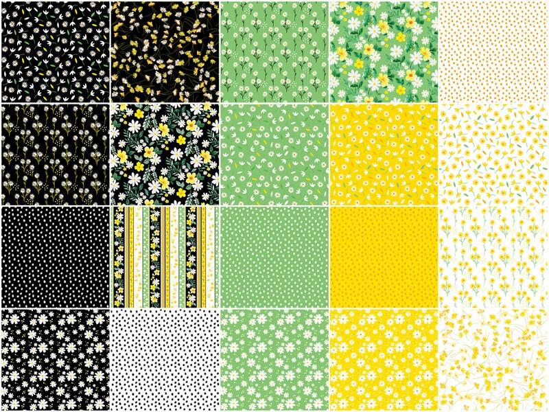 Delightful Daisies Favorites 10" Squares - Image 3