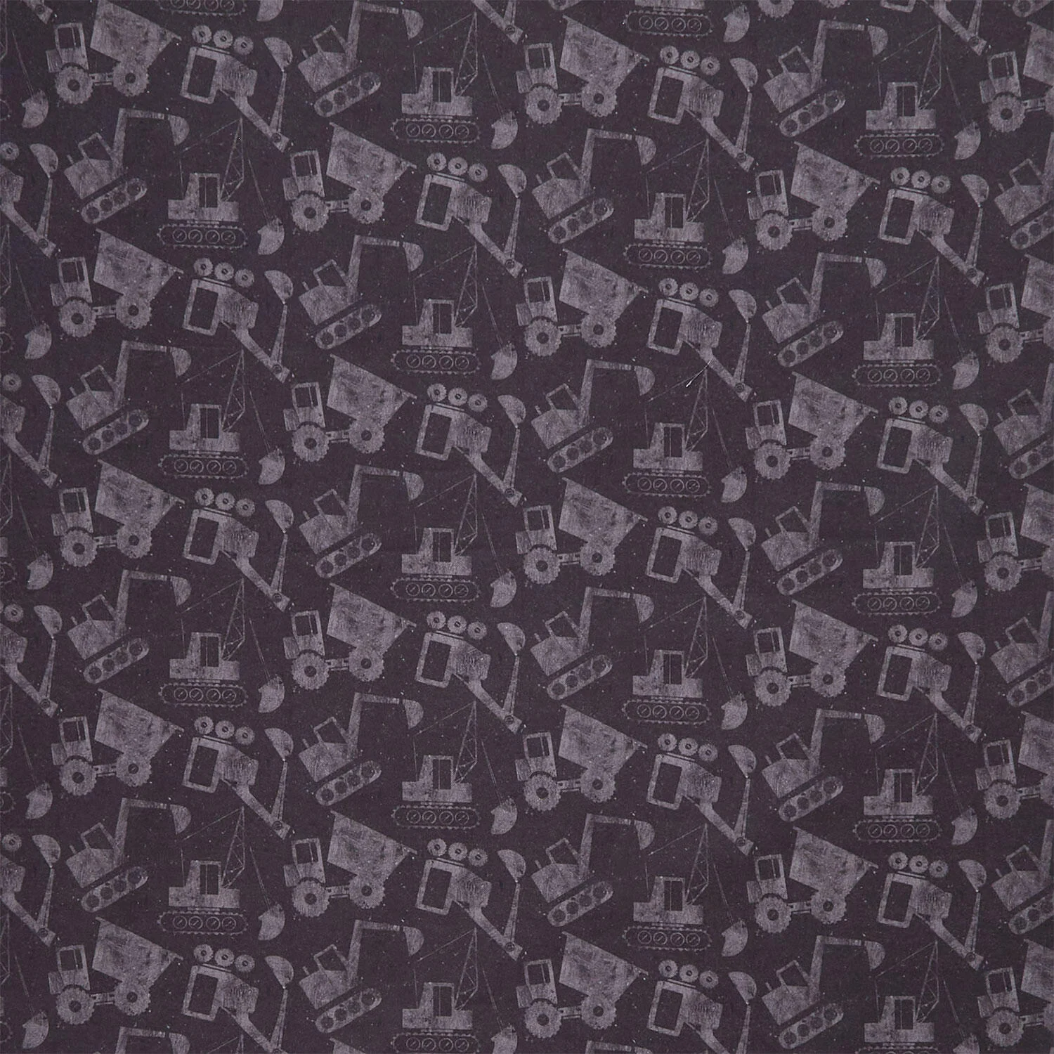 Diggers and Dozers - Load by Load Dirt Black Yardage