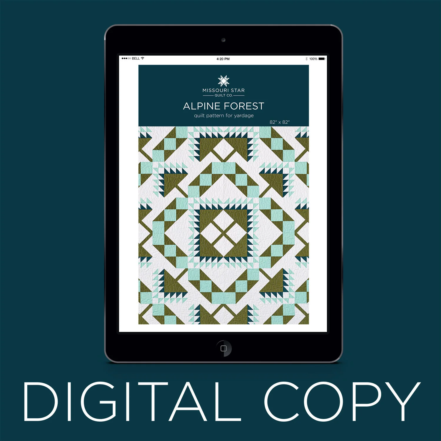 Digital Download - Alpine Forest Quilt Pattern by Missouri Star