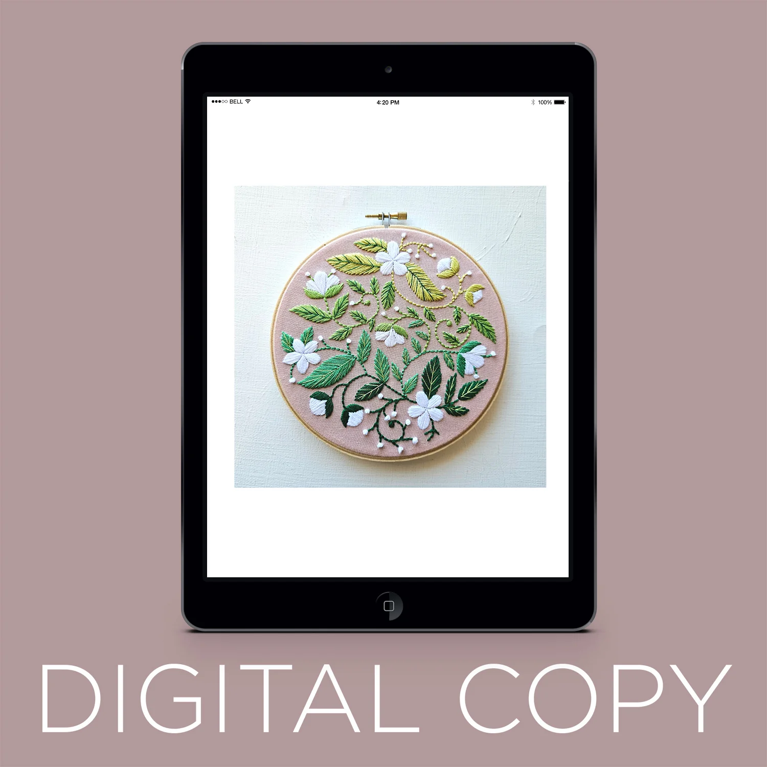 Digital Download - Blissful Blooms Embroidery Pattern