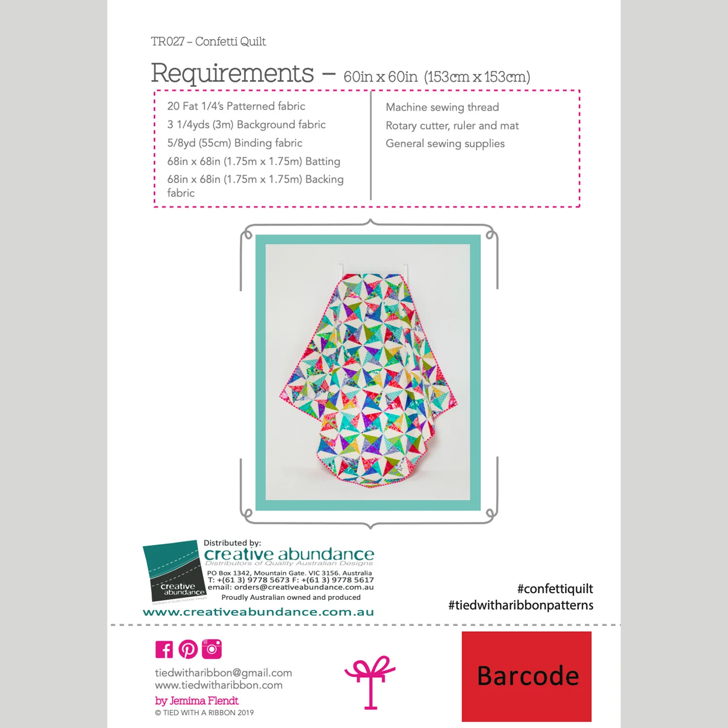 Digital Download - Confetti Quilt Pattern - Image 2