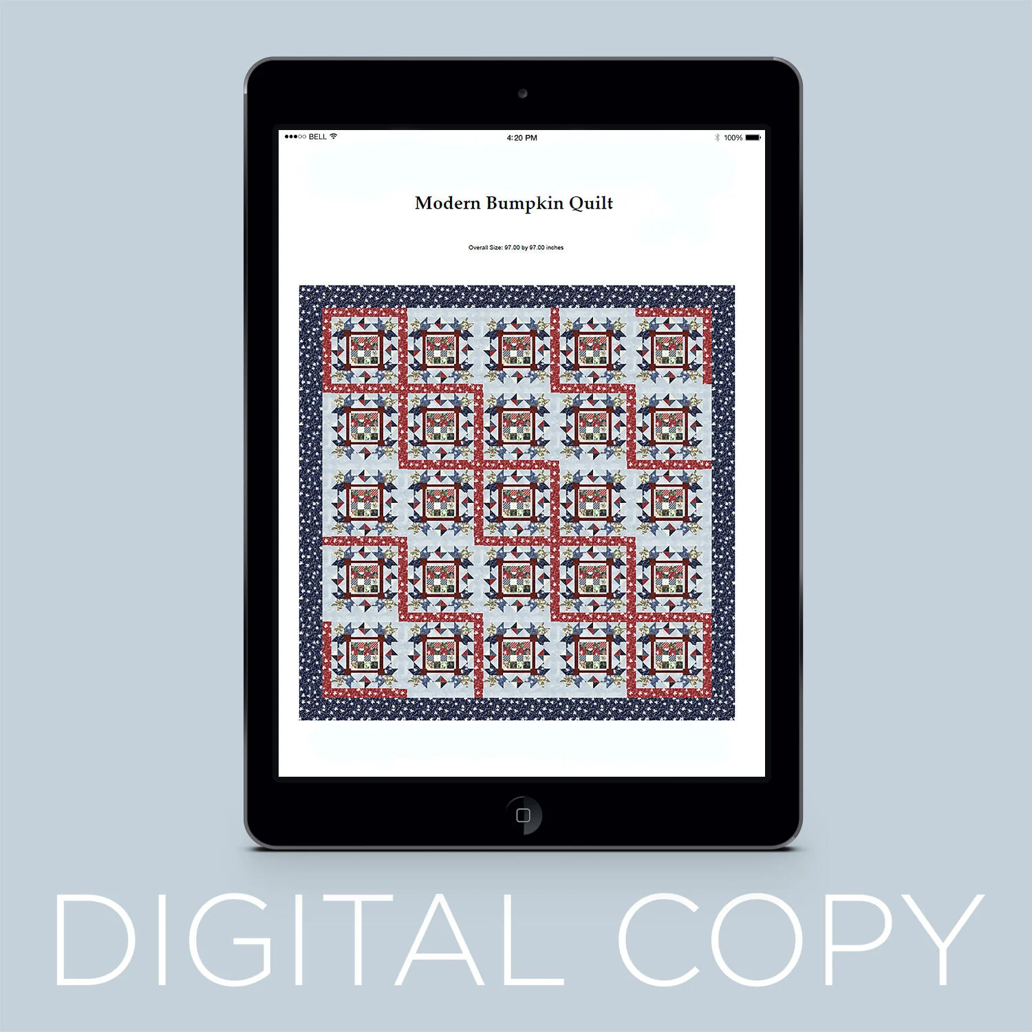 Digital Download - Modern Bumpkin Quilt Pattern