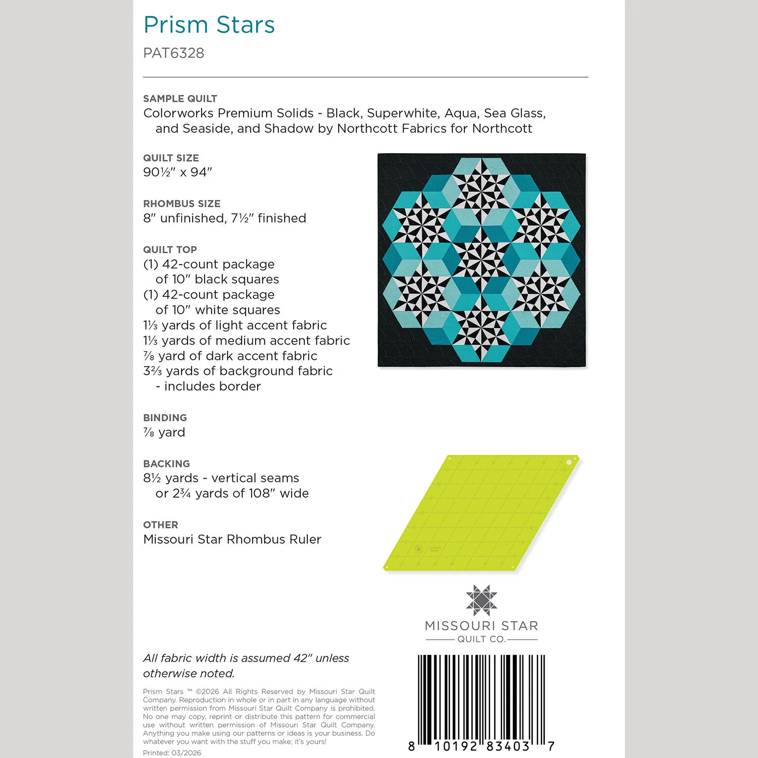 Digital Download - Prism Stars Quilt Pattern by Missouri Star - Image 2