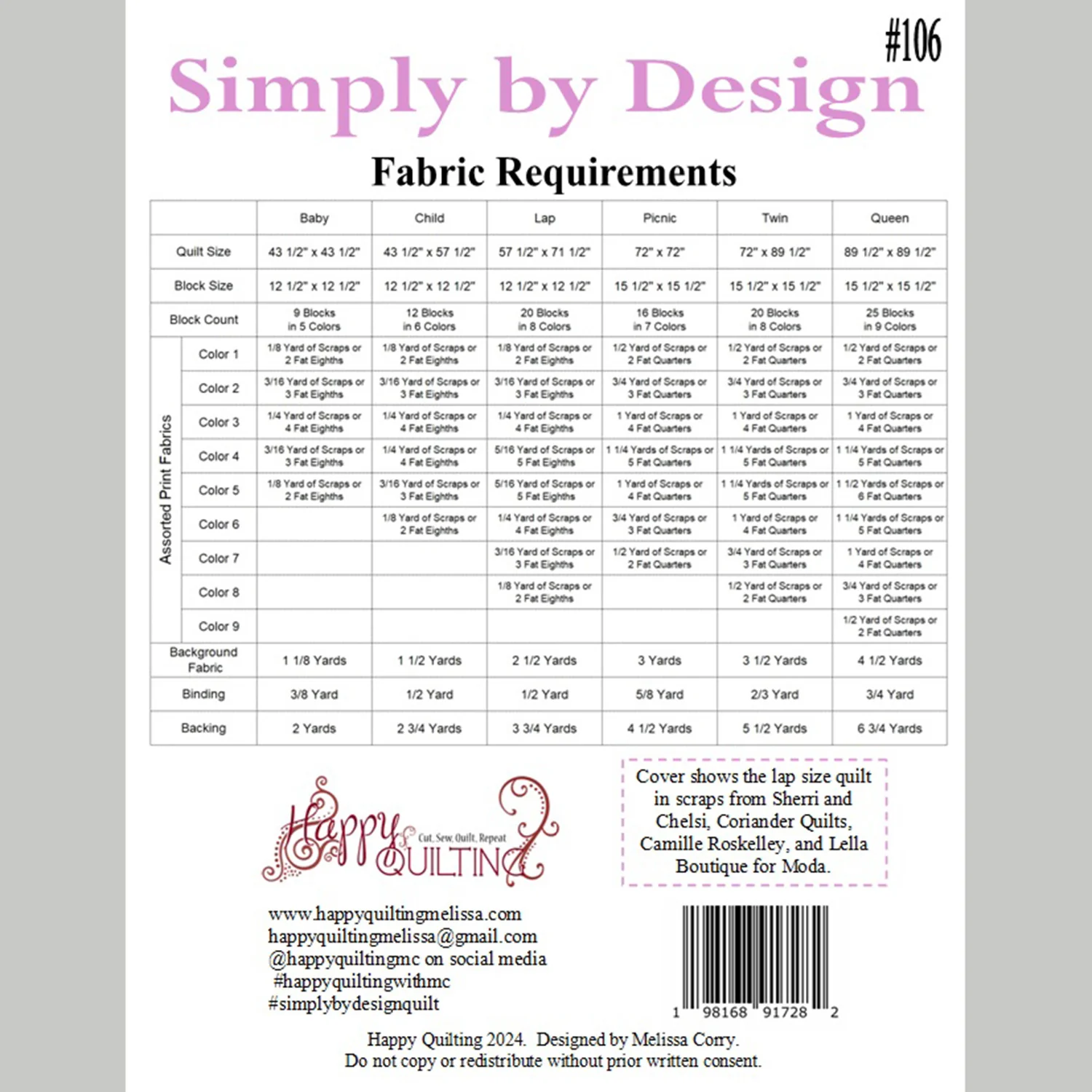 Digital Download - Simply by Design Quilt Pattern - Image 2