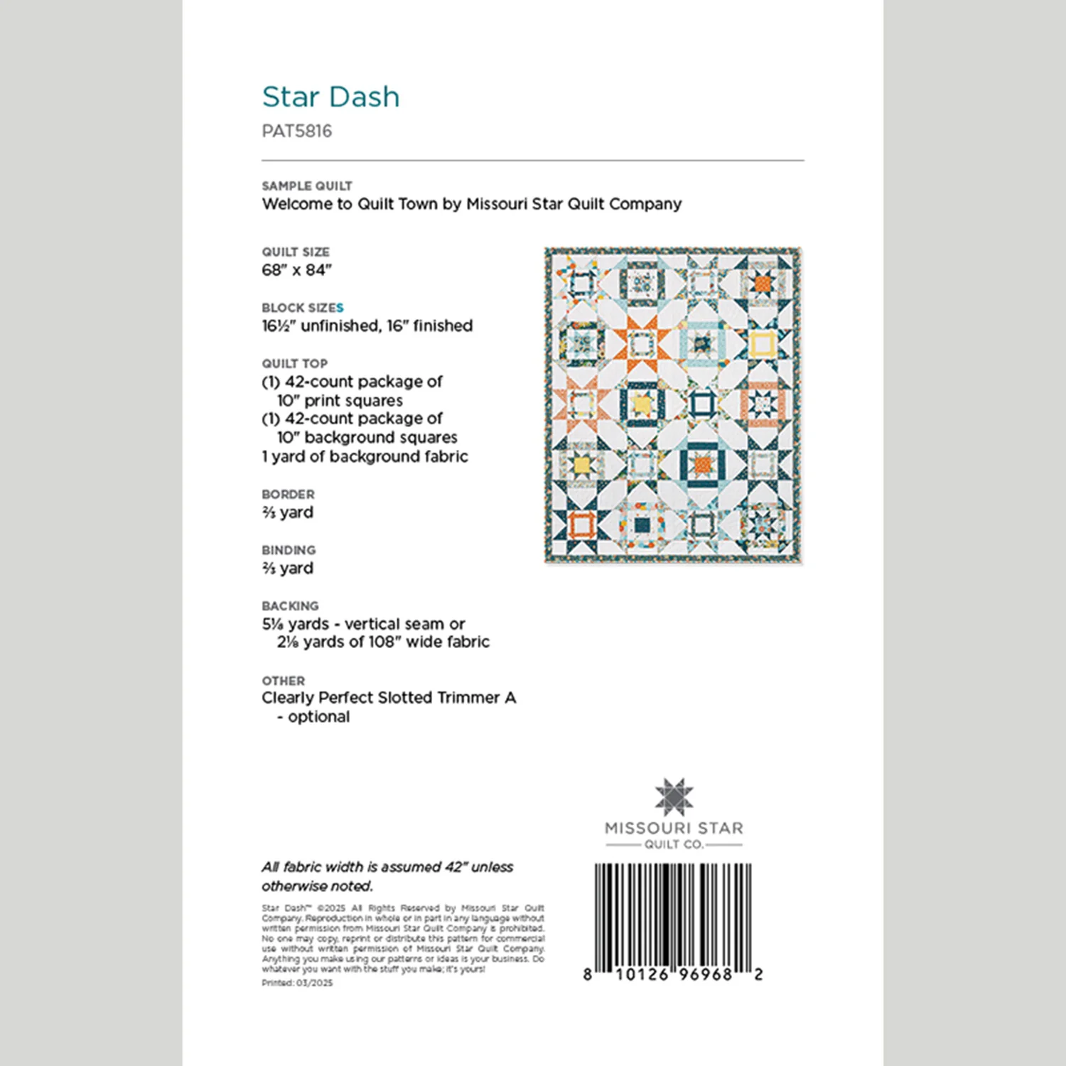 Digital Download - Star Dash Quilt Pattern by Missouri Star - Image 2