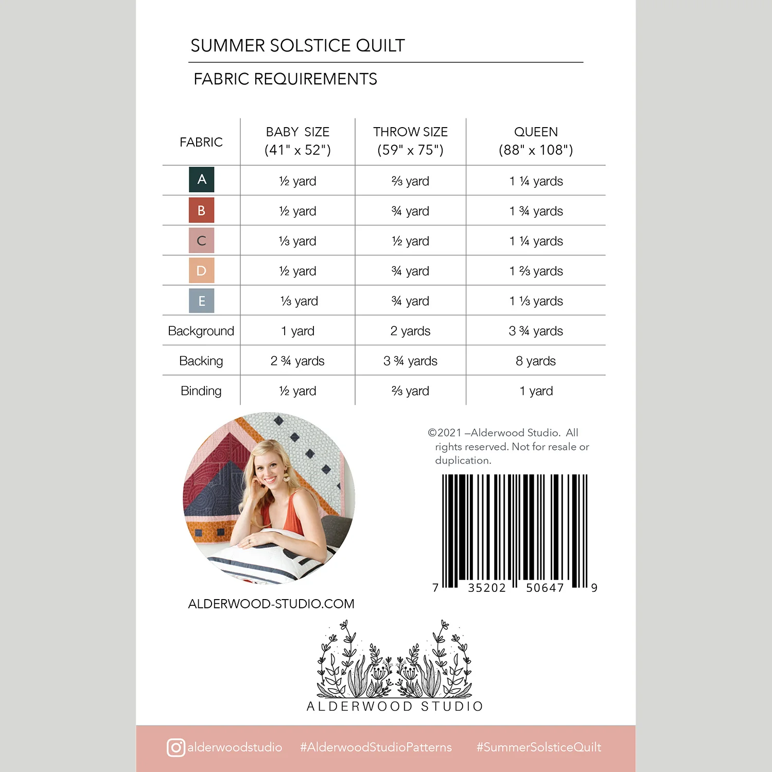 Digital Download - Summer Solstice Quilt Pattern - Image 2