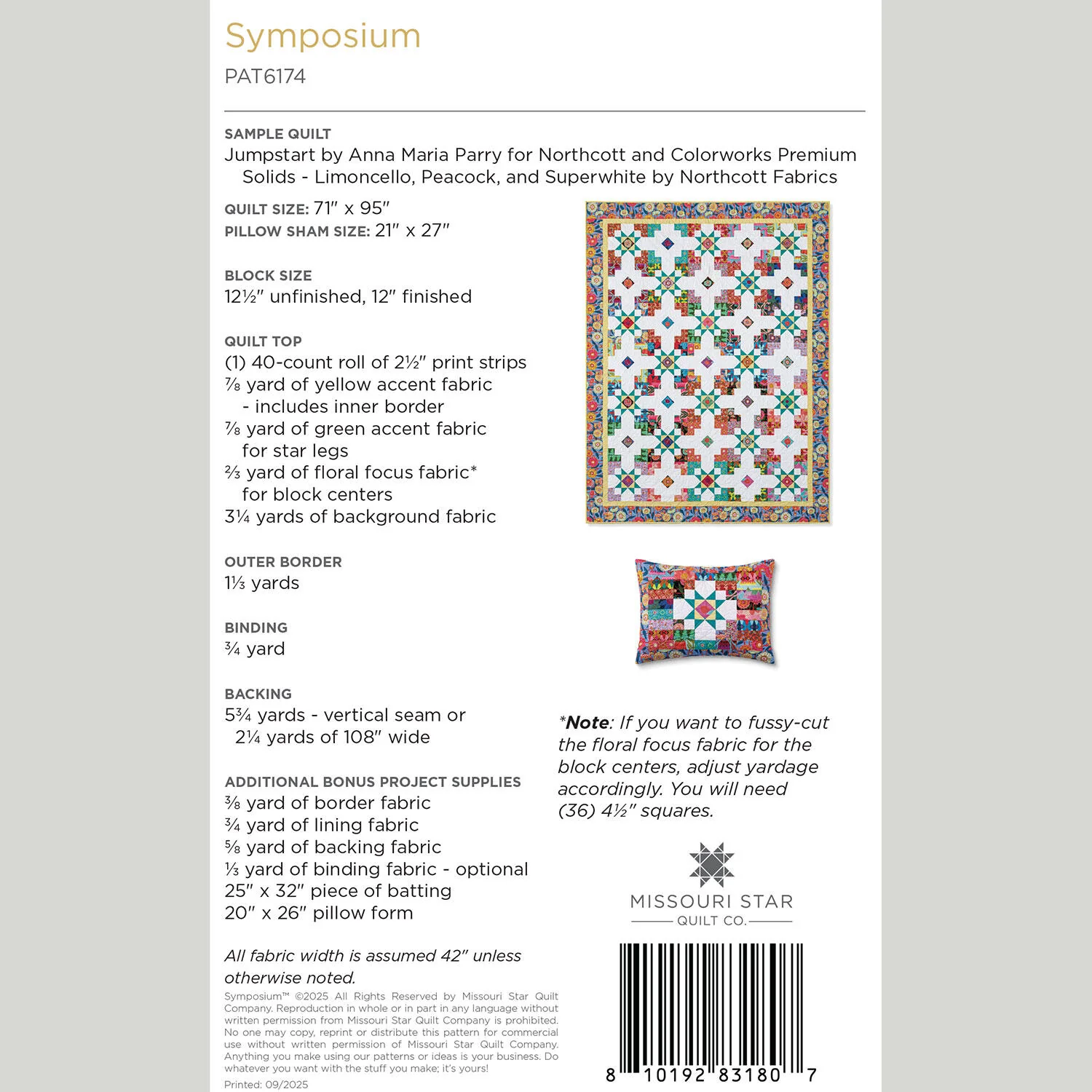 Digital Download - Symposium Quilt Pattern by Missouri Star - Image 2