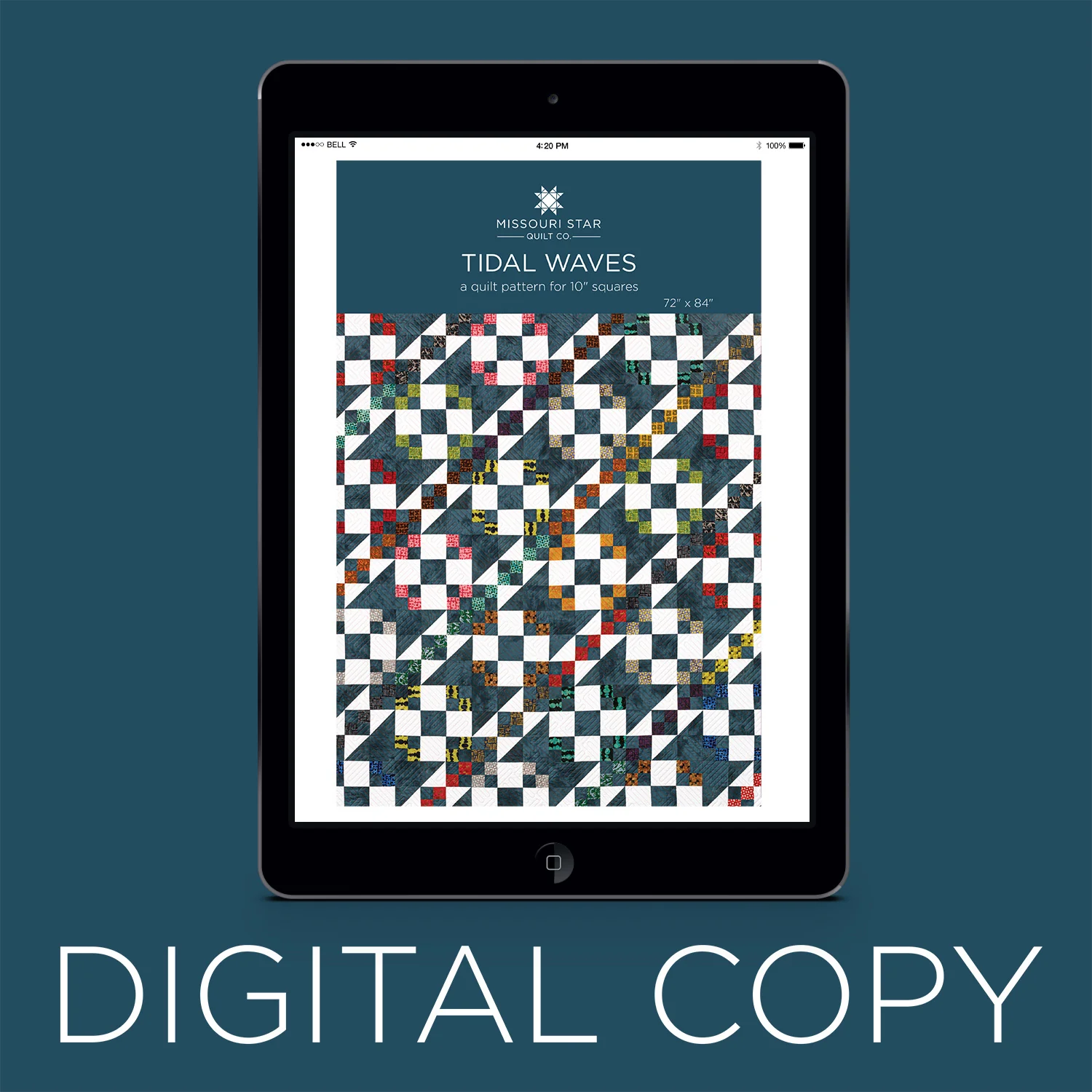 Digital Download - Tidal Waves Quilt Pattern by Missouri Star