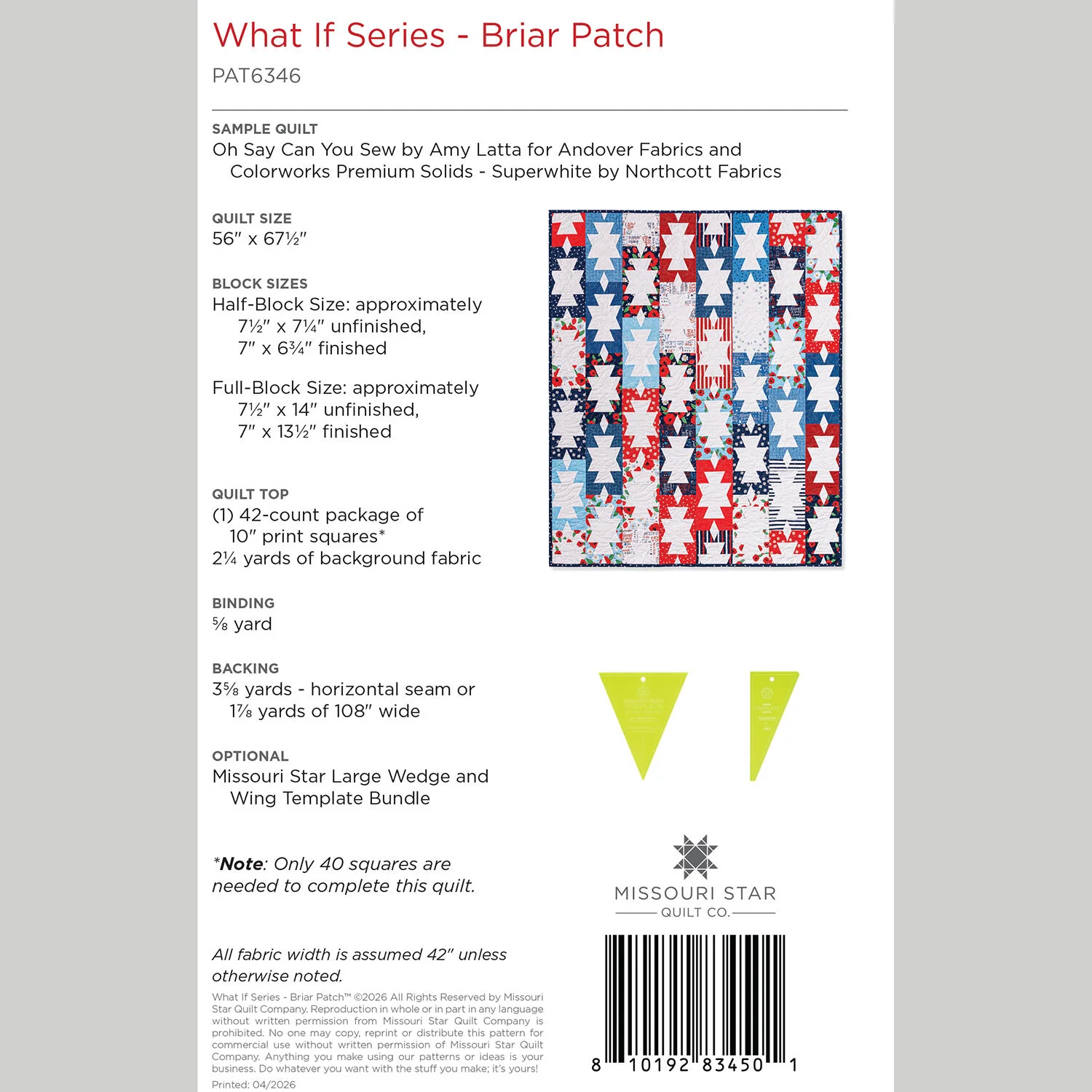Digital Download - What If Series Briarpatch Quilt Pattern by Missouri Star - Image 2