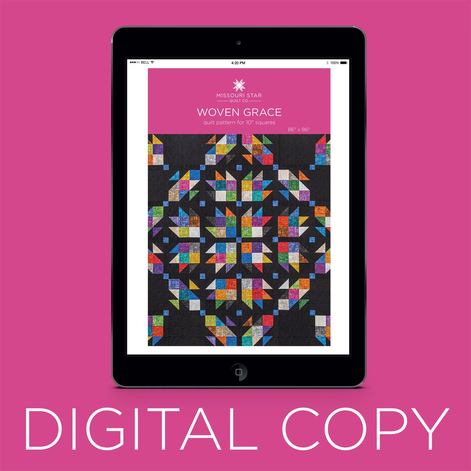Digital Download - Woven Grace Quilt Pattern by Missouri Star