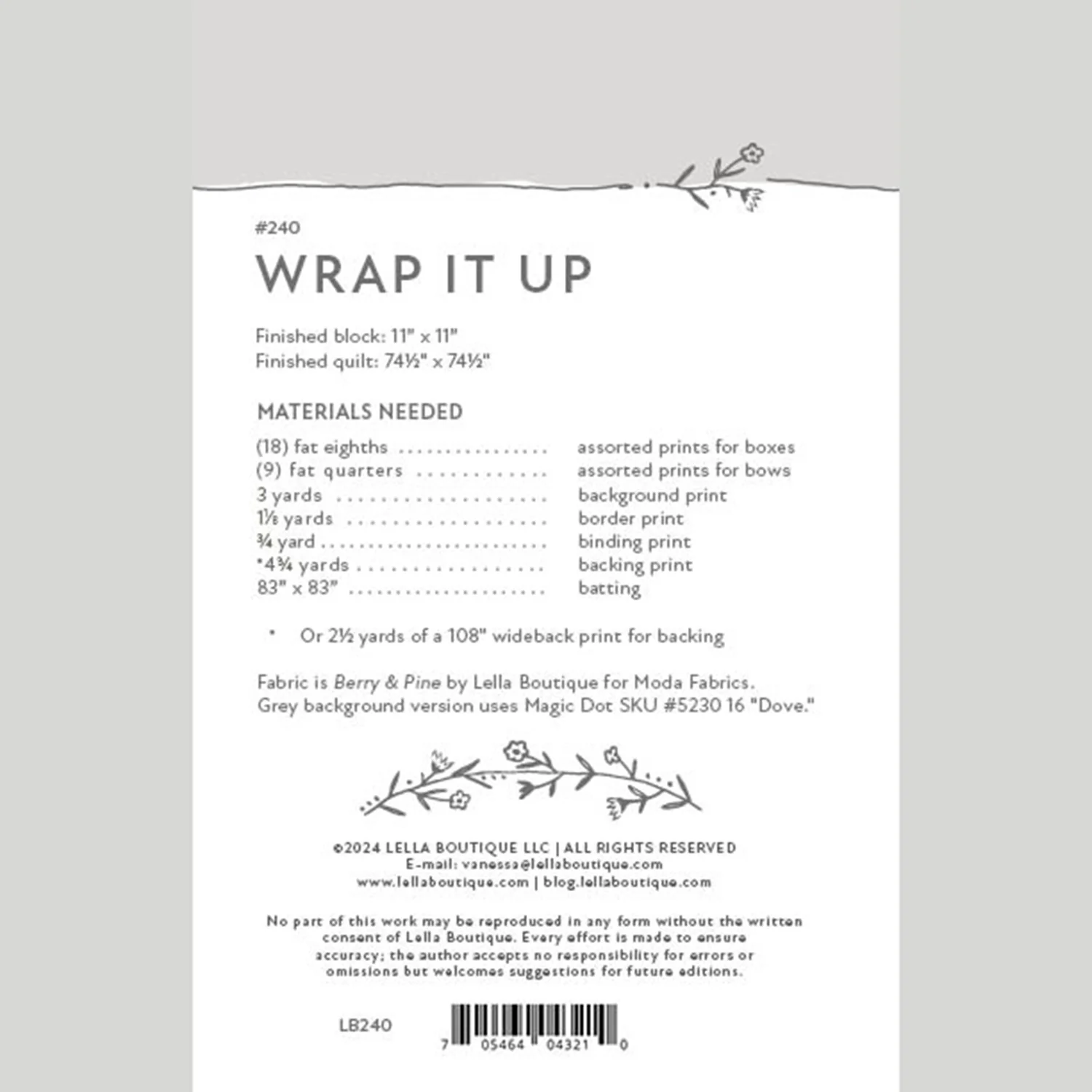 Digital Download - Wrap It Up Quilt Pattern - Image 2