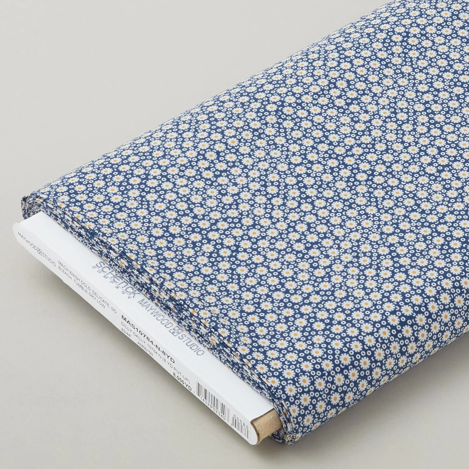 Dilly Dally - Daisy Dot Navy 8 Yard Bolt
