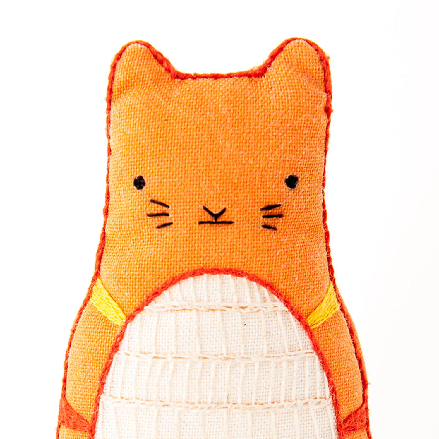 D.I.Y. Embroidered Doll Kit - Tabby Cat