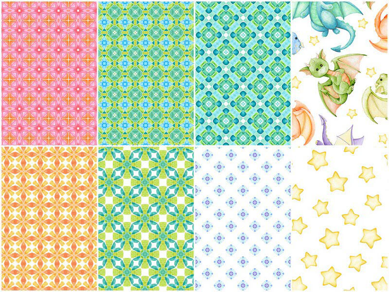Dragon Friends Fat Quarter Bundle - Image 3