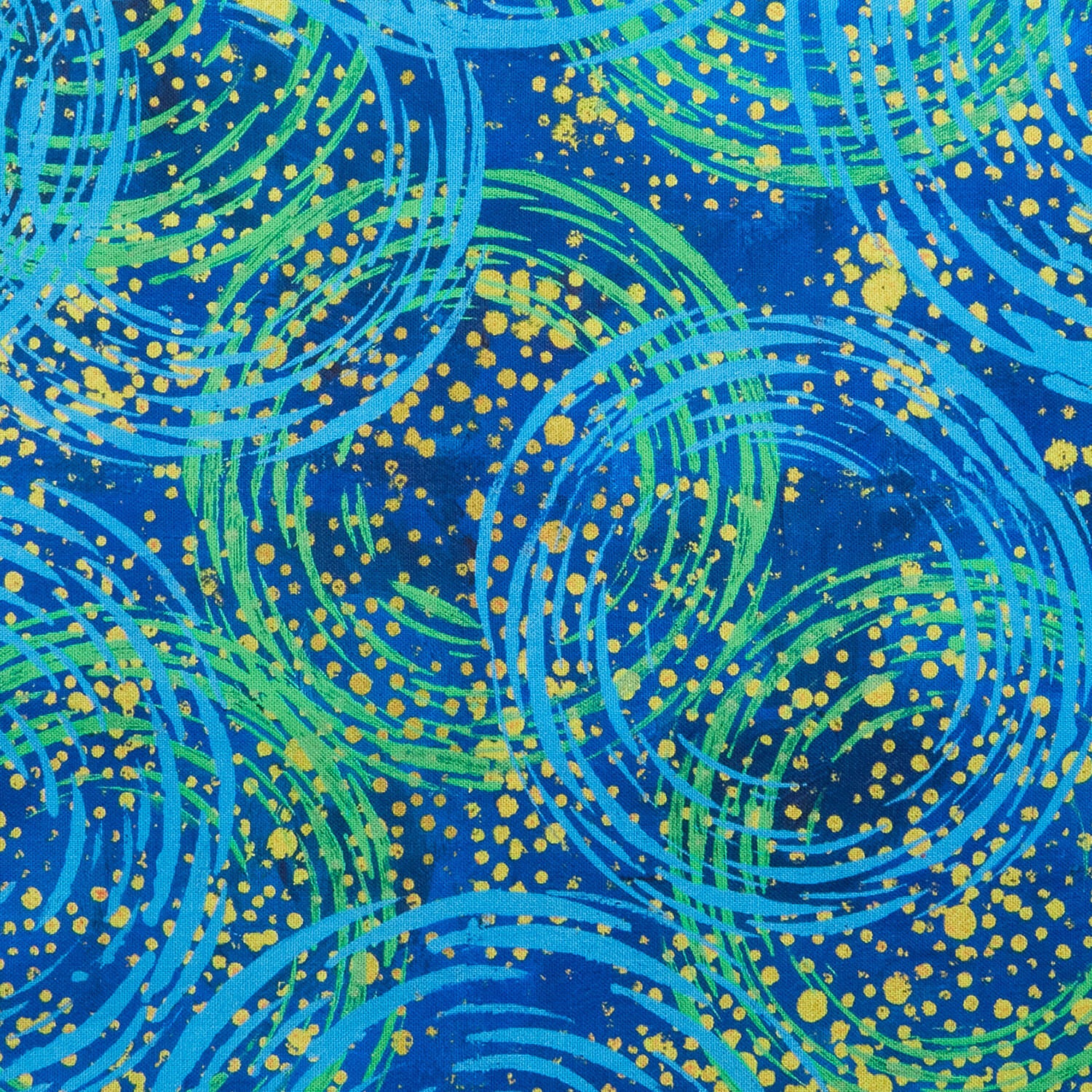 Dragonfly Dance - Swirlygig Blue Digitally Printed 2 Yard Cut - Image 2