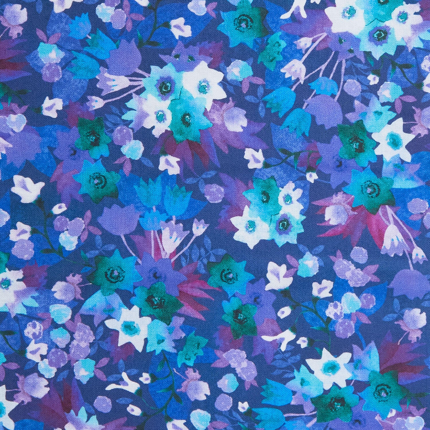 Dreaming of Flowers Favorites - Peacock Flowers 2 Yard Cut - Image 2