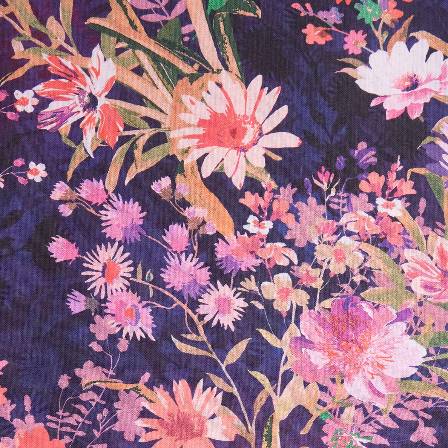 Dreaming of Flowers Favorites - Violet Flowers 2 Yard Cut - Image 2