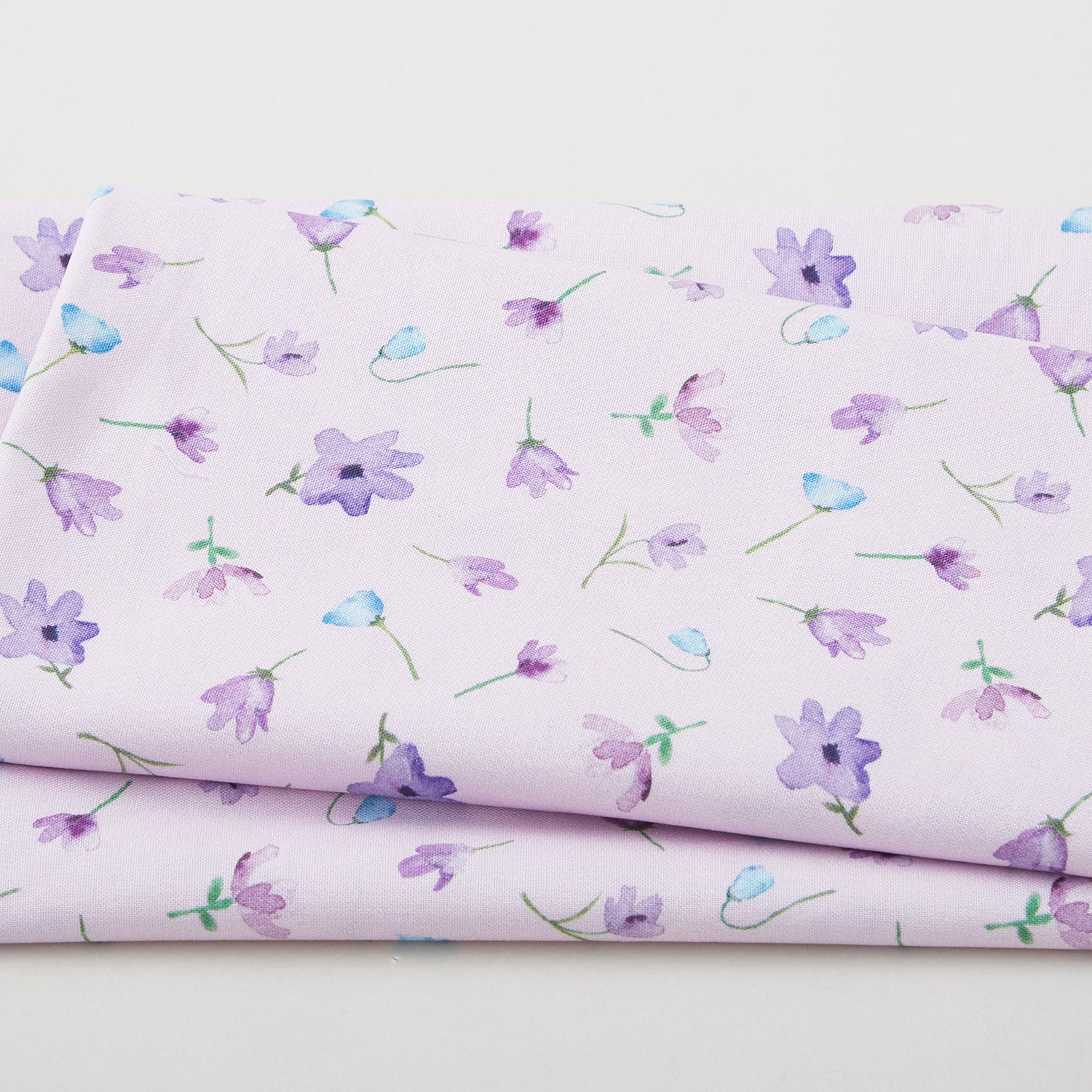Dreaming of Tuscany - Watercolor Flowers Mauve 2 Yard Cut