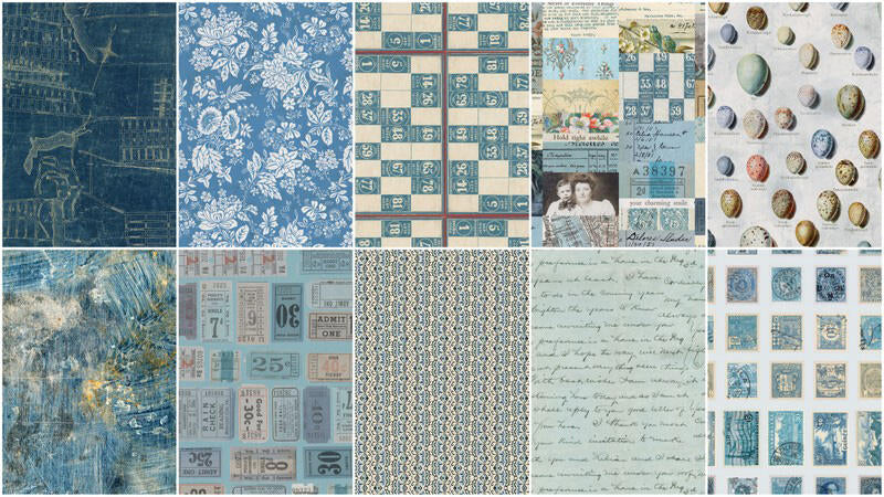 Eclectic Elements - Palette Blue Fat Quarter Bundle - Image 3