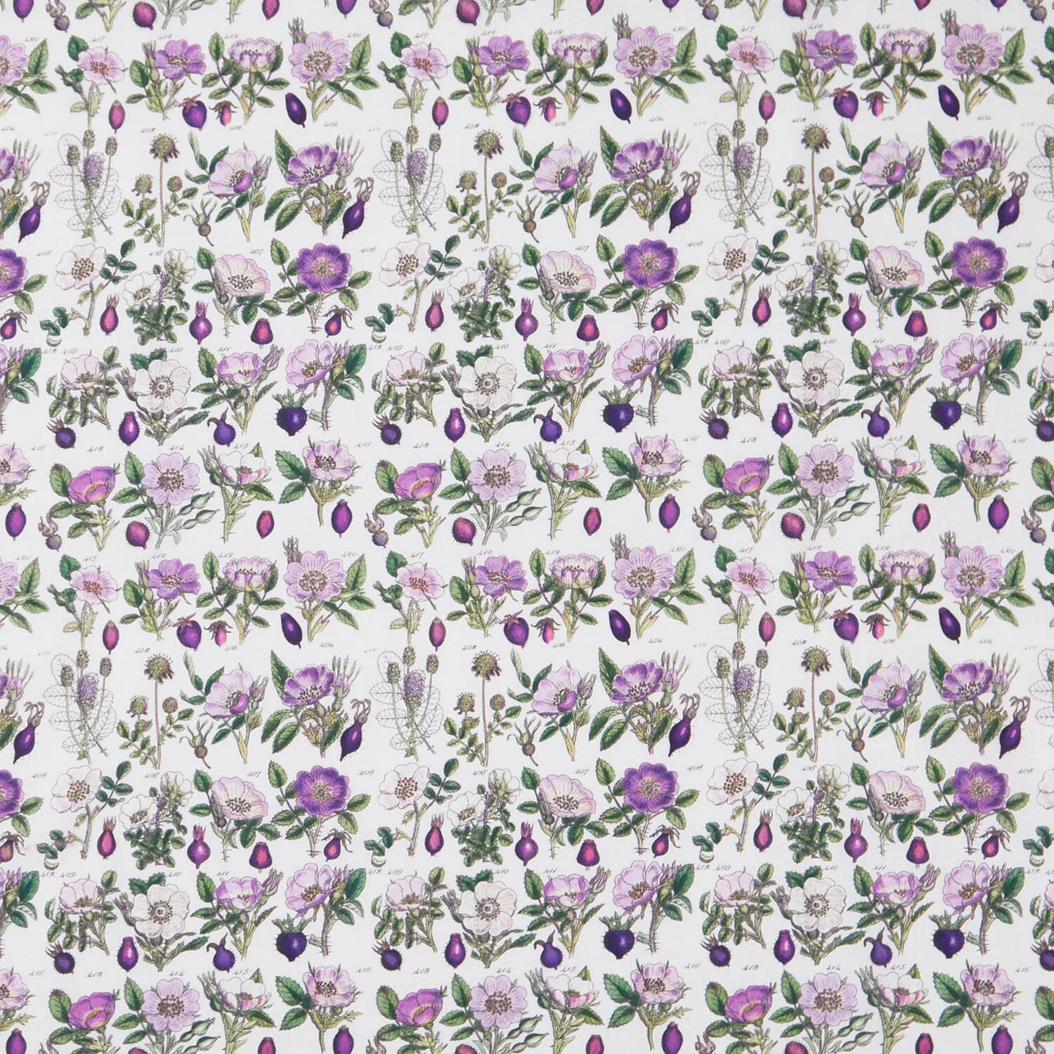 Eclectic Elements - Palette Botanical Purple Yardage