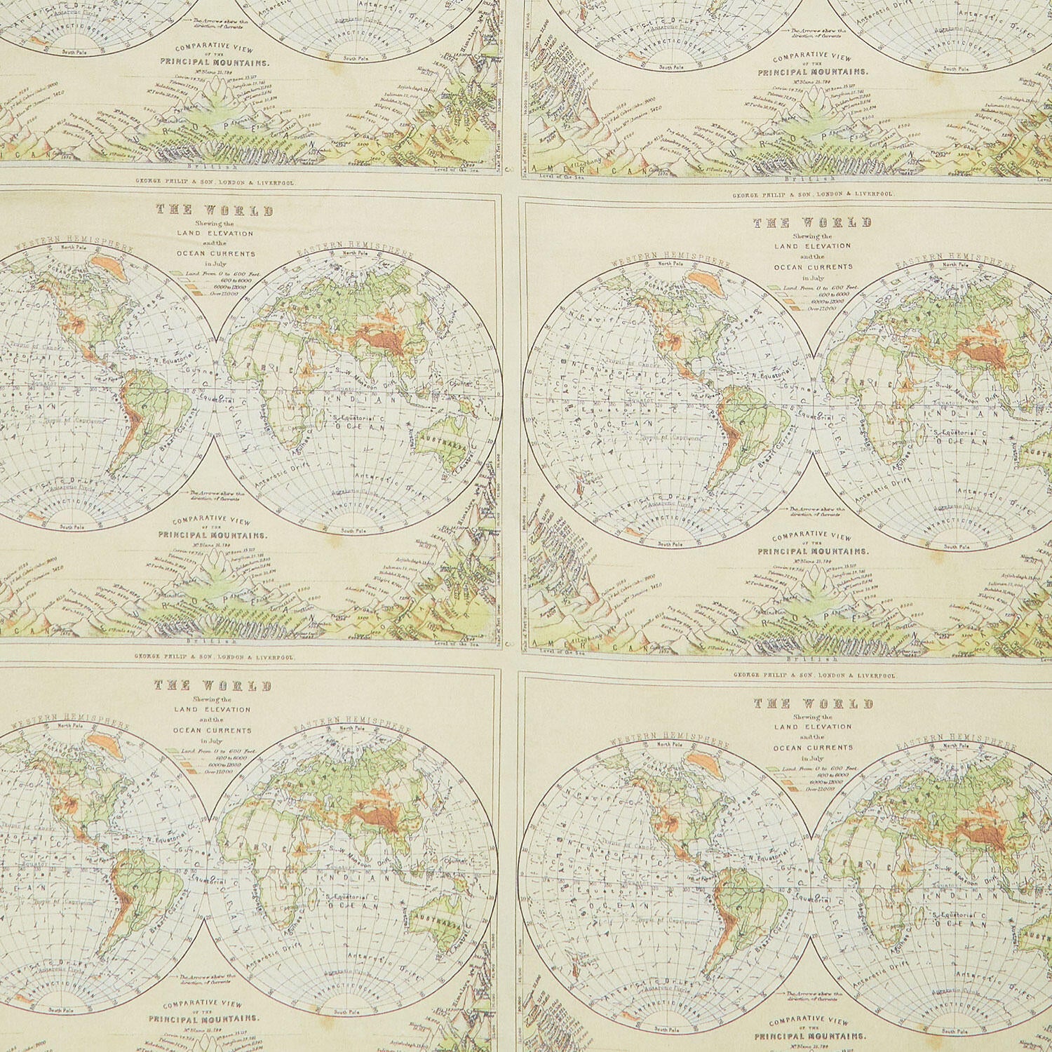Eclectic Elements - Palette Map Green Yardage