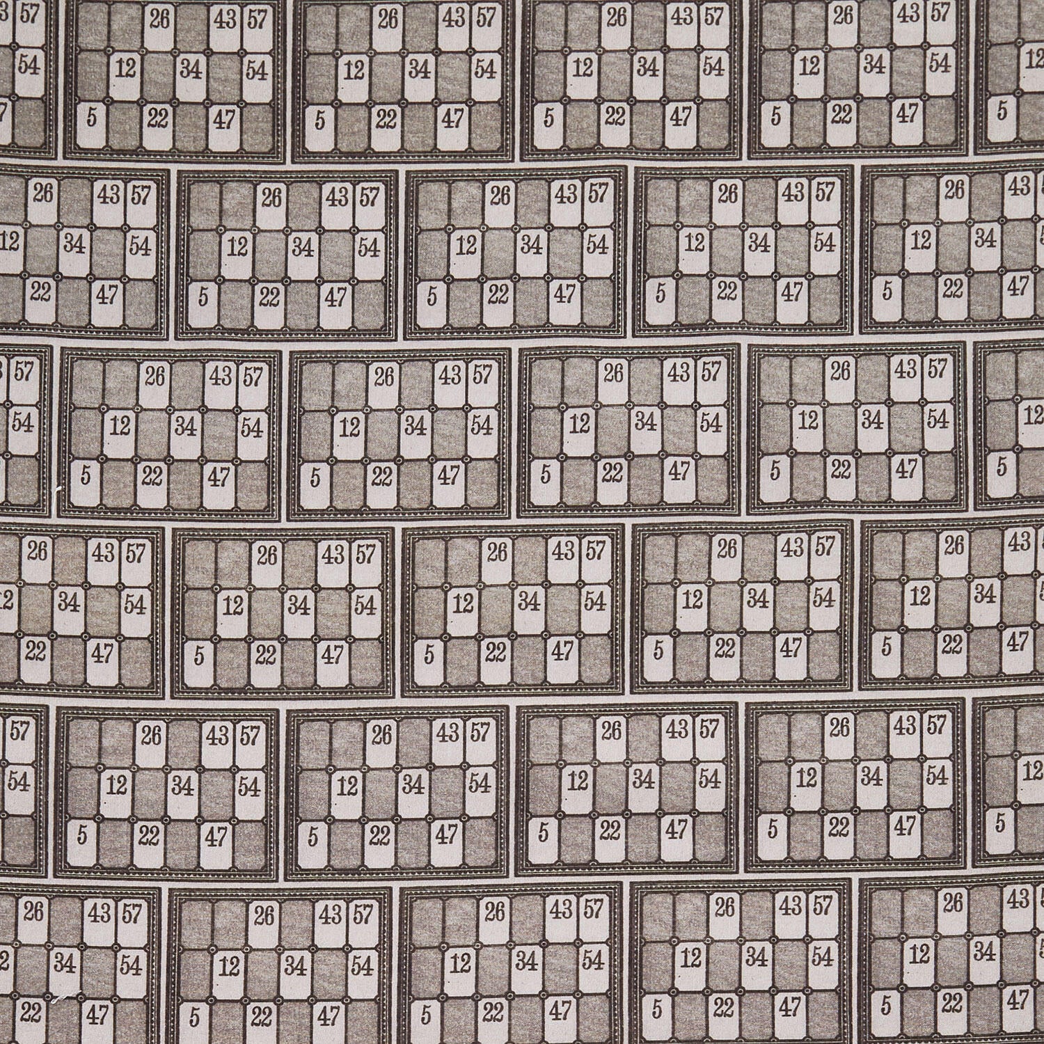 Eclectic Elements - Palette Numbers Charcoal Yardage