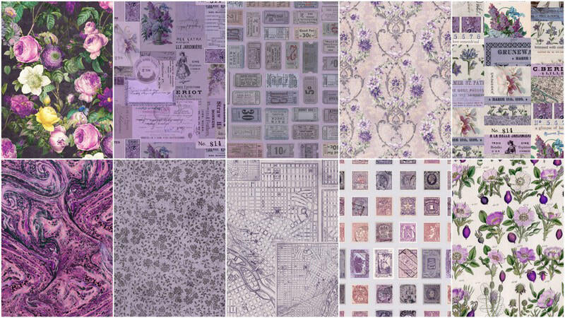 Eclectic Elements Palette Purple Fat Quarter Bundle - Image 3